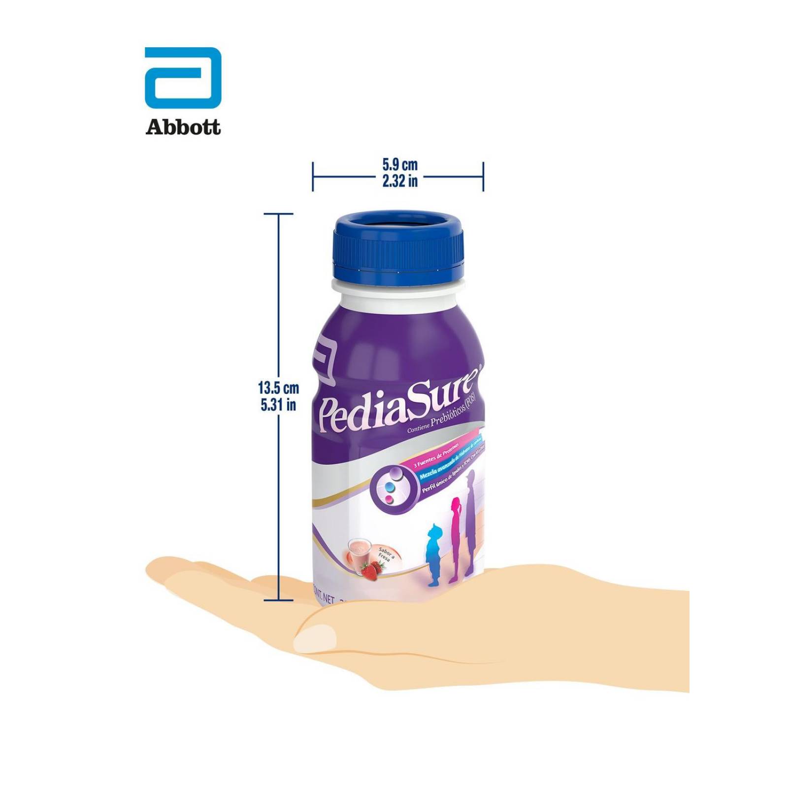 FRM-Pediasure Plus Envase Con 237 mL Sabor A Fresa 