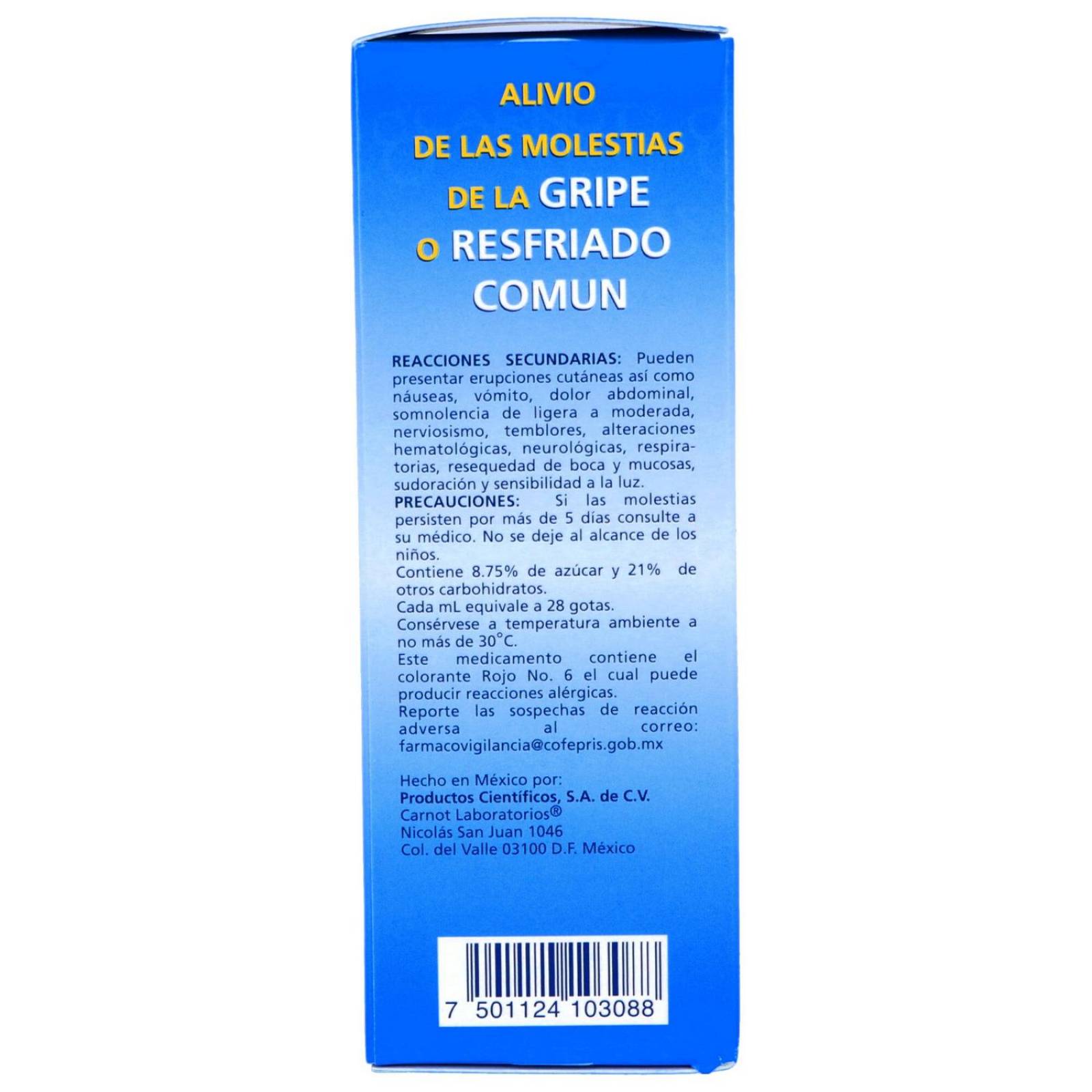 Rinofren Pediátrico Caja con Frasco De 30 mL Con Solución PET y Gotero 