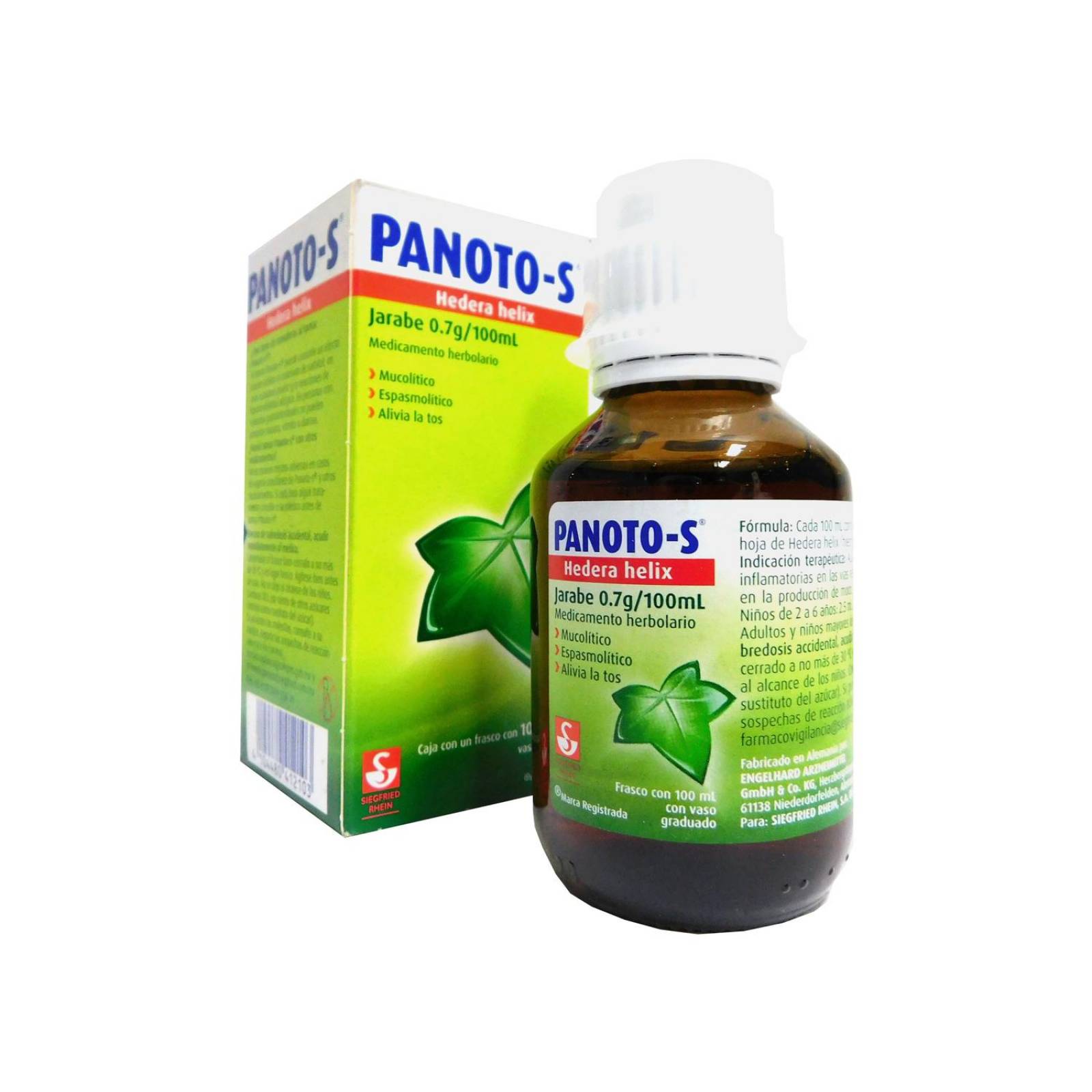 Panotos 0.7 g Frasco Jarabe Con 100 mL 