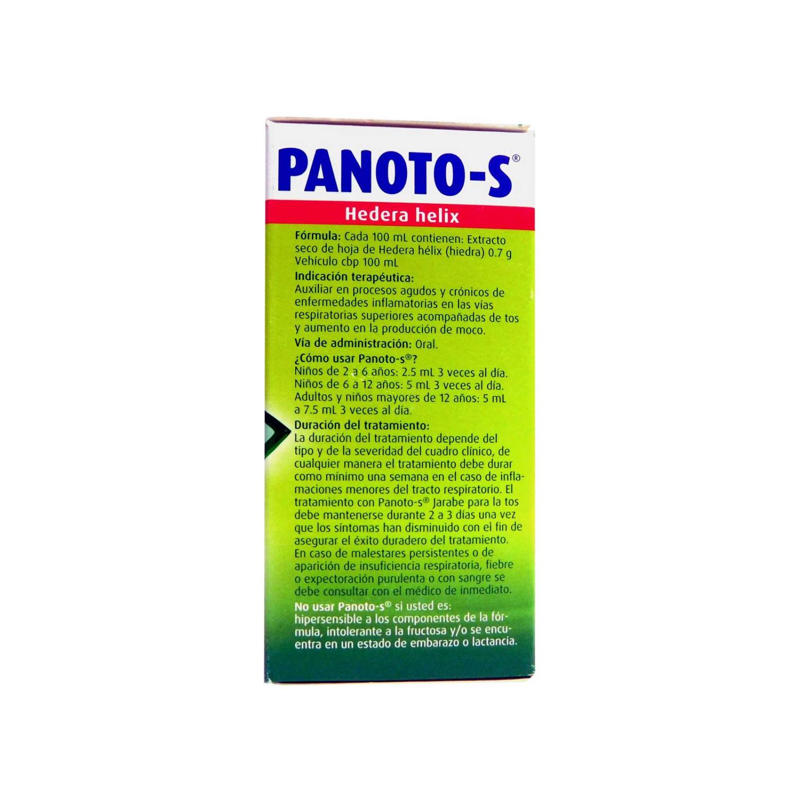 Panotos 0.7 g Frasco Jarabe Con 100 mL 