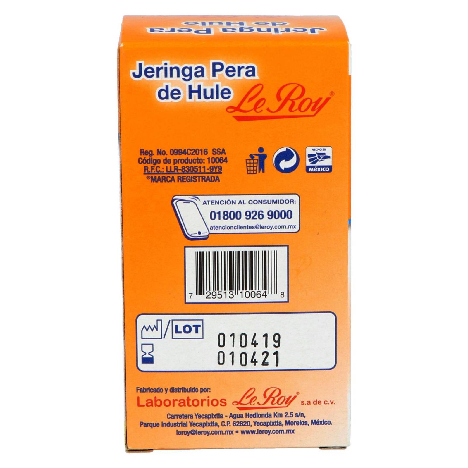 Le Roy Pera De Hule No. 4 Caja Con 1 Pieza 