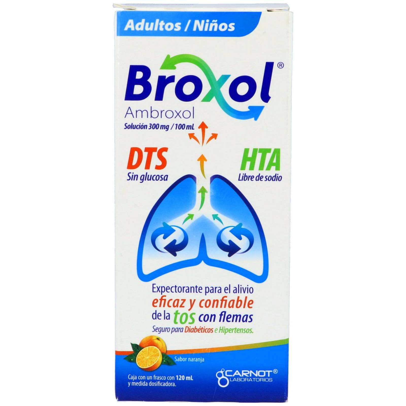 Broxol 300 mg Solución Caja Con Frasco 120 mL 