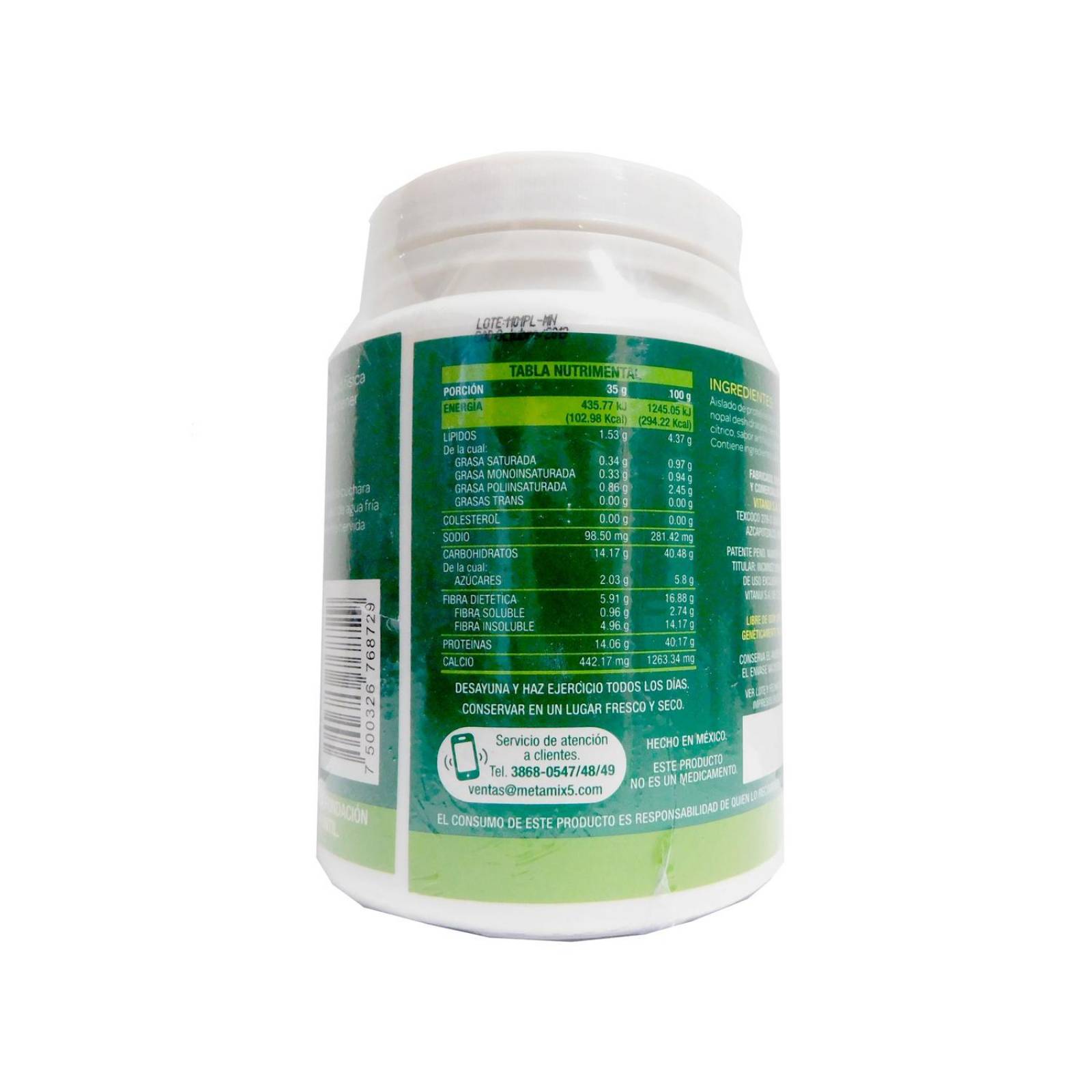 Metamix 5 Tarro con 490g Sabor Natural 