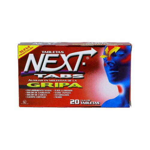 Next Tabs 500 mg Caja Con 20 Tabletas 