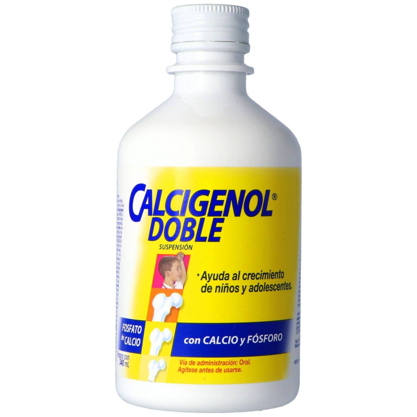 Calcigenol Doble Suspensión Frasco Con 340 mL 