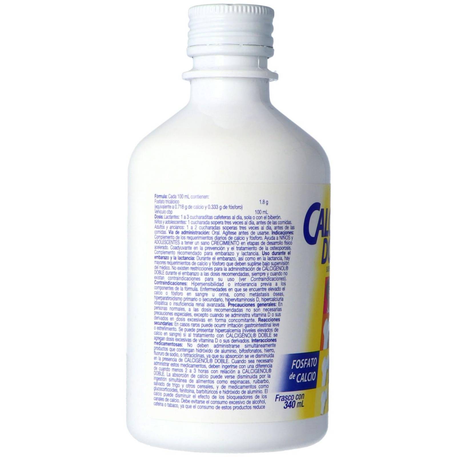Calcigenol Doble Suspensión Frasco Con 340 mL 