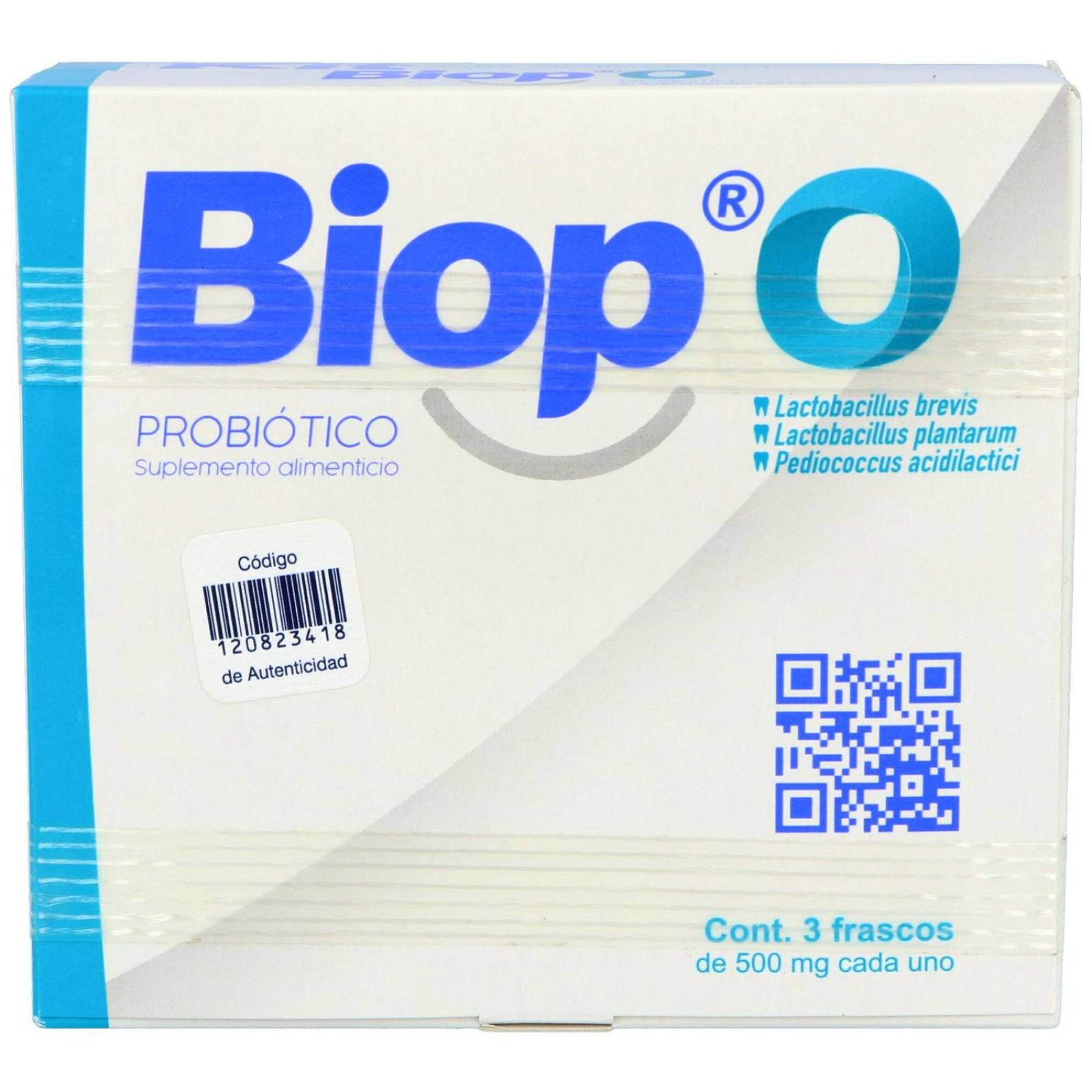Biop O 500 mg Caja Con 3 Viales 