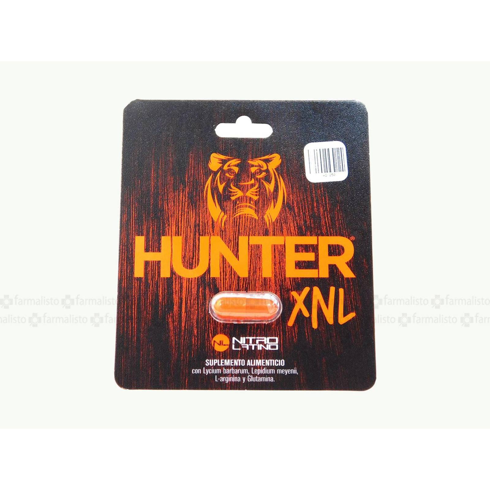 Hunter XNL 500 mg. Suplemento Alimenticio 
