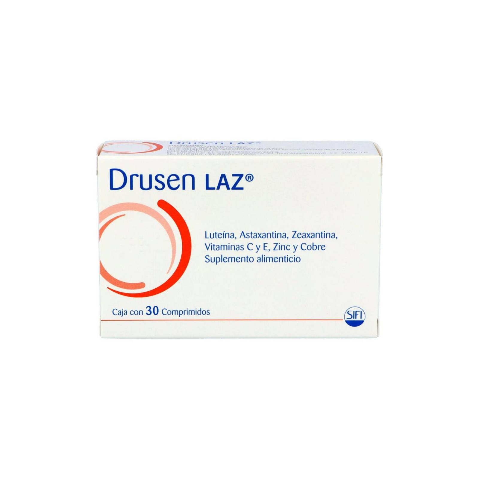 Drusen Laz Suplemento Alimenticio Caja Con 30 Comprimidos 