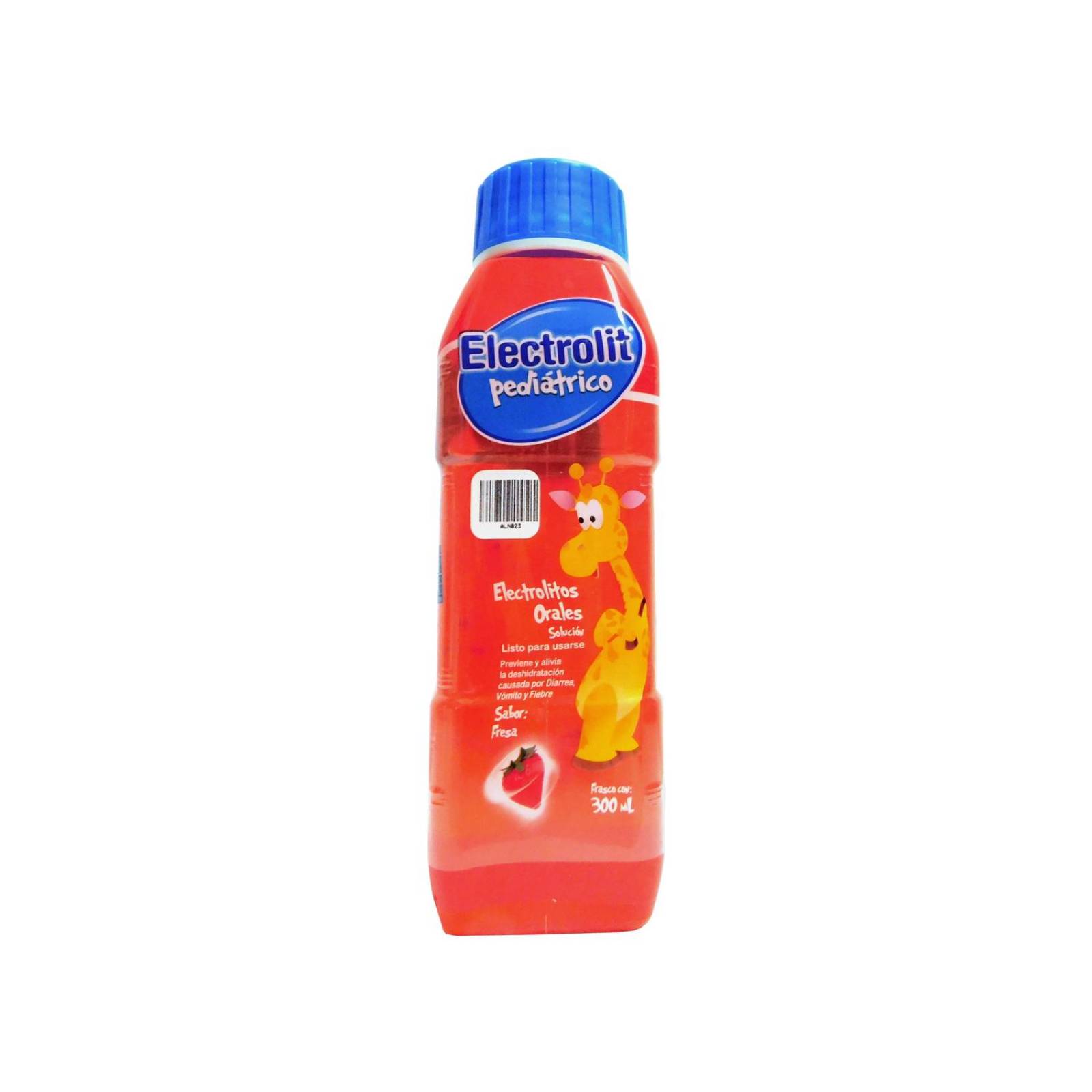 Electrolit Pediátrico Suero Oral Botella Con 300mL Sabor Fresa 