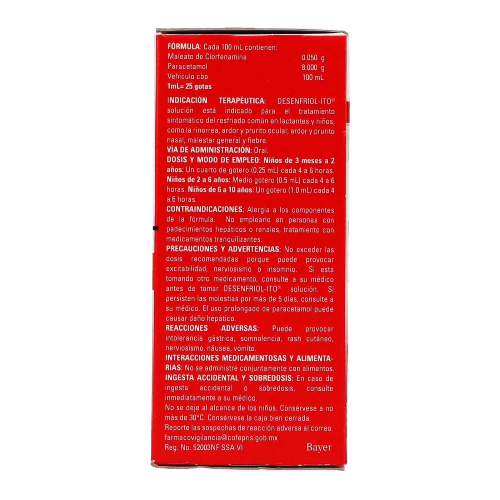Desenfriolito Solución Caja Con Frasco Con 60 mL