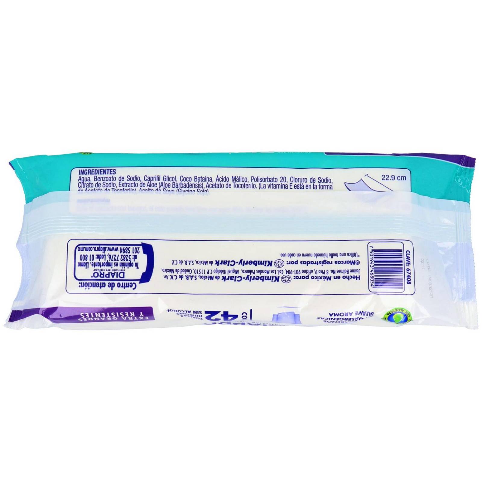 Toallas Húmedas Diapro Para Adulto Empaque Con 42 Piezas 