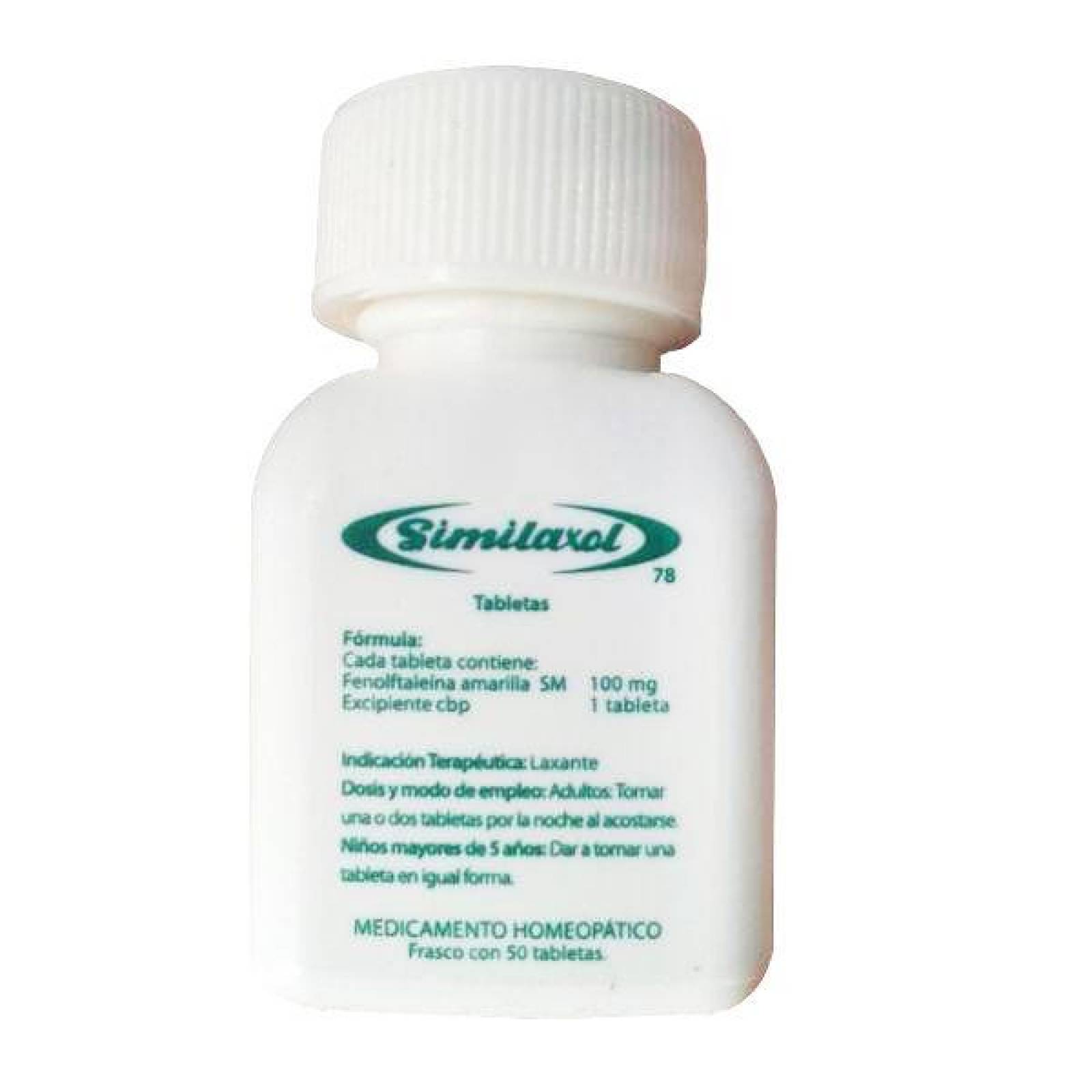 Similaxol 100 Mg Frasco Con 50 Tabletas 