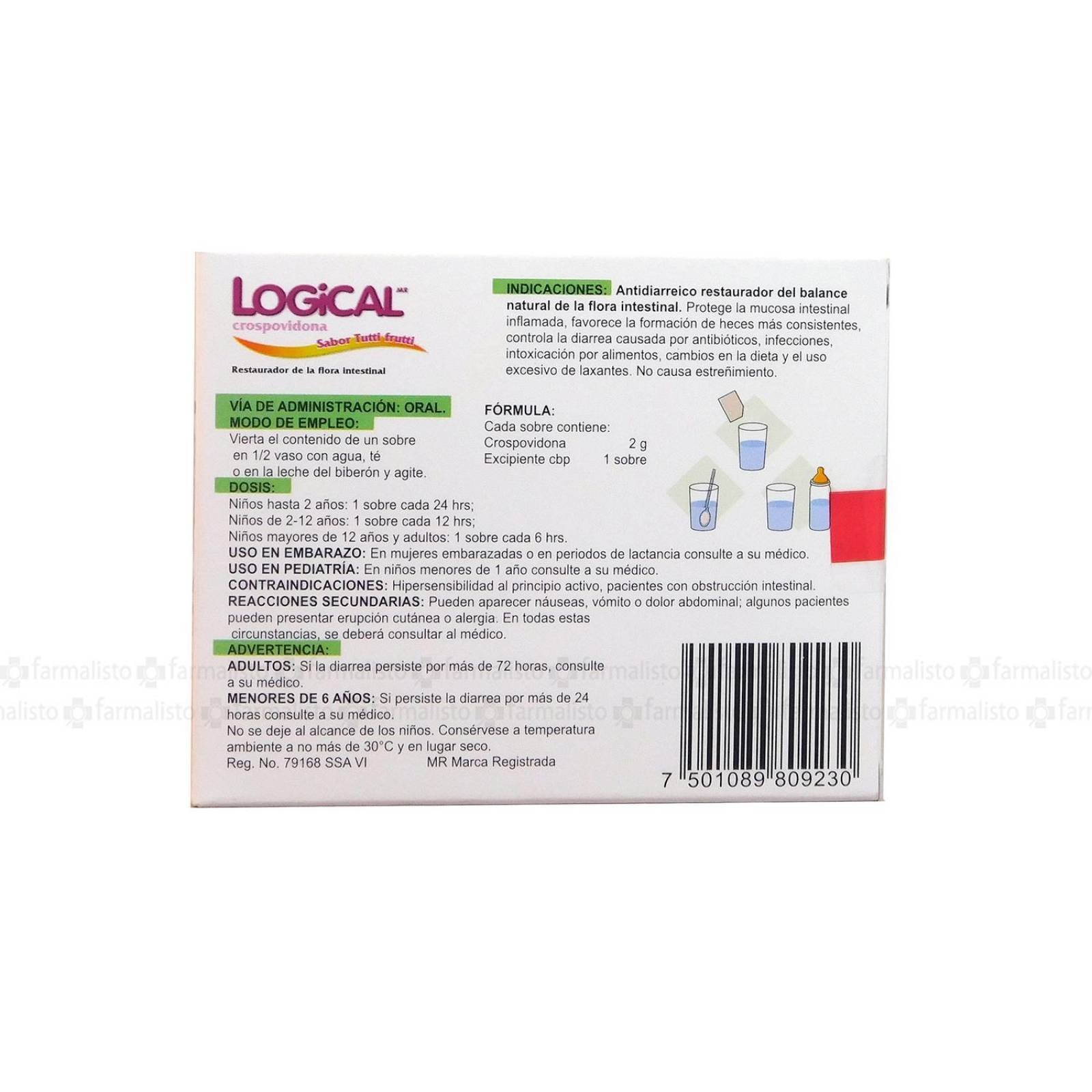 Logical 2 g Polvo Caja Con 6 Sobres 