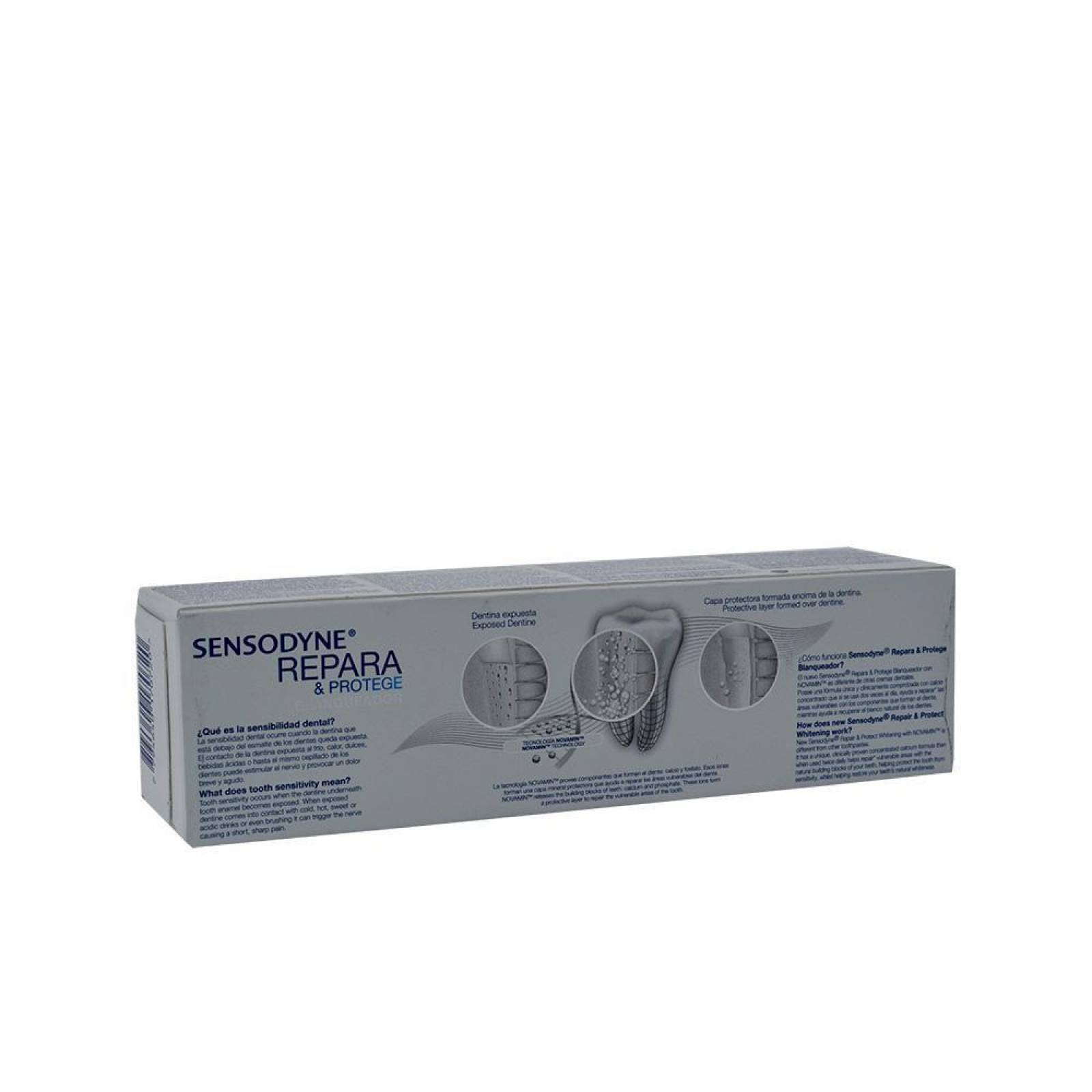 Crema Dental Sensodyne Repara & Protege Blanqueadora Caja Con Tubo Con 100 G 