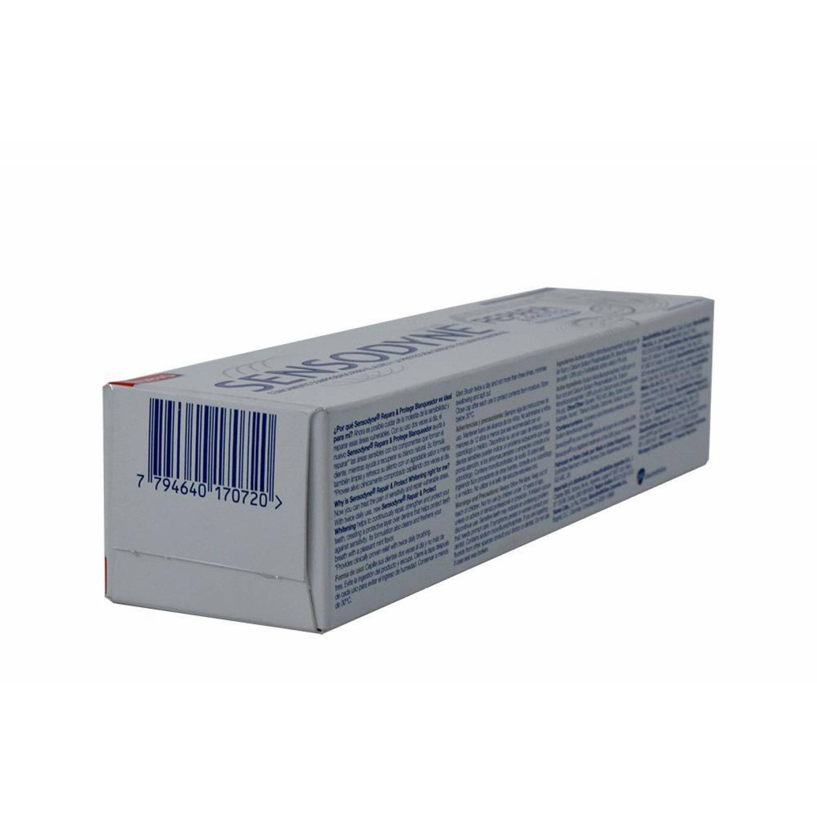 Crema Dental Sensodyne Repara & Protege Blanqueadora Caja Con Tubo Con 100 G 