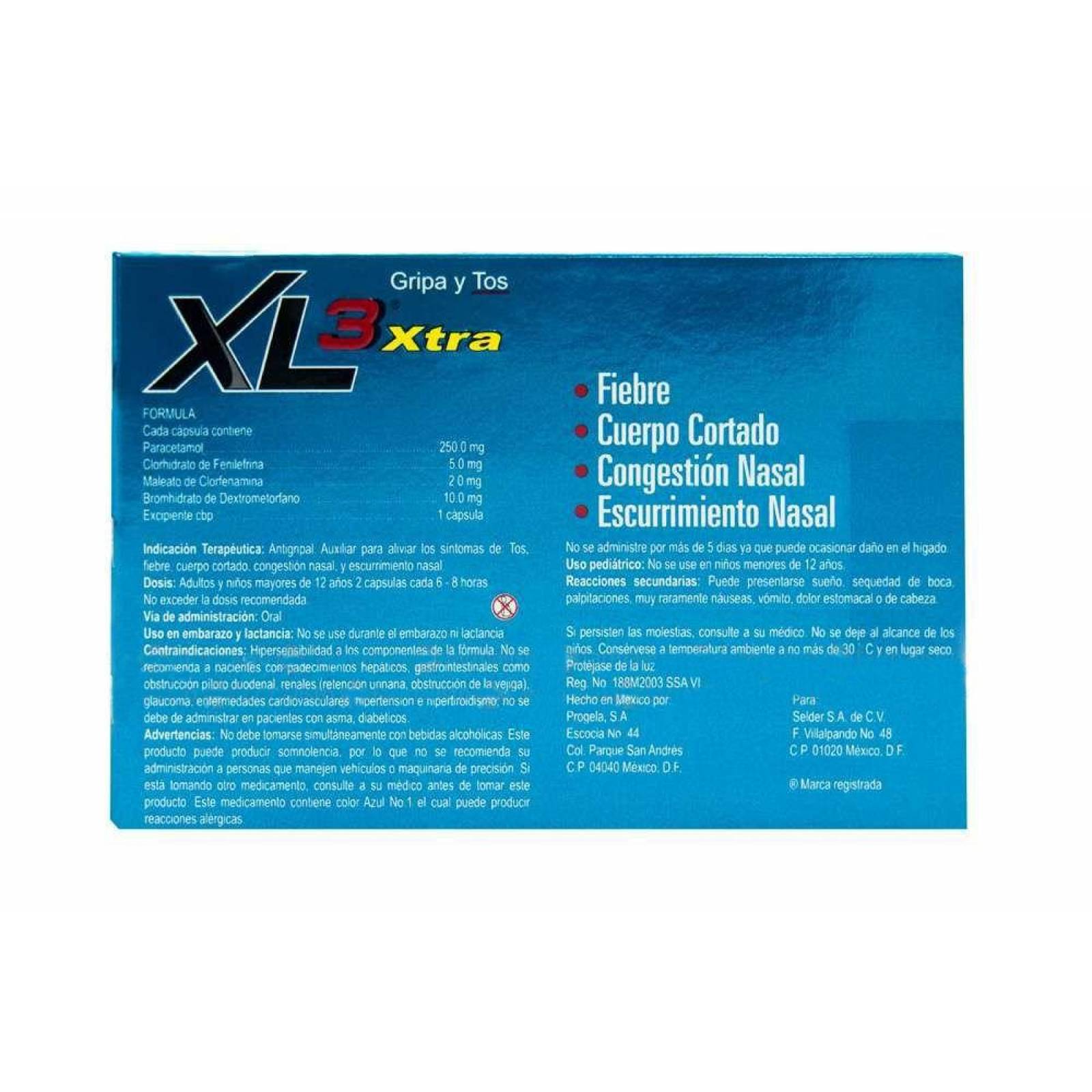 XL3 Xtra Caja Con 12 Cápsulas 