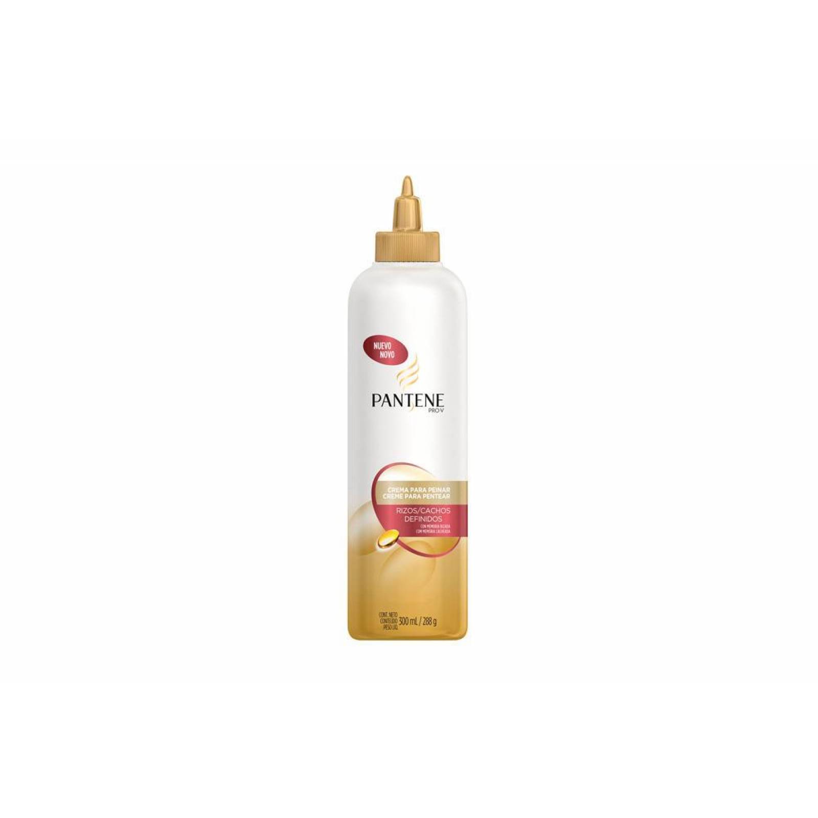 Crema Para Peinar Activadora Pantene Pro-V Rizos Definidos Frasco Con 300 Ml 