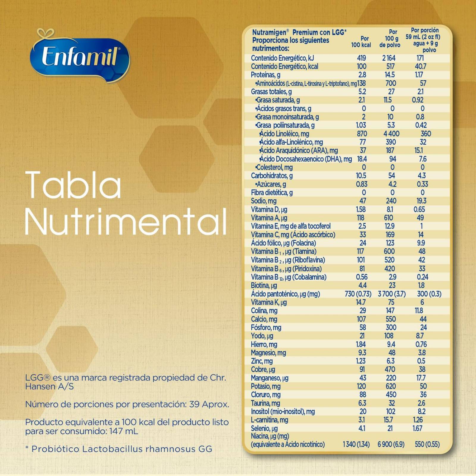 Nutramigen Premium Con Lgg Tarro Con 357 g 