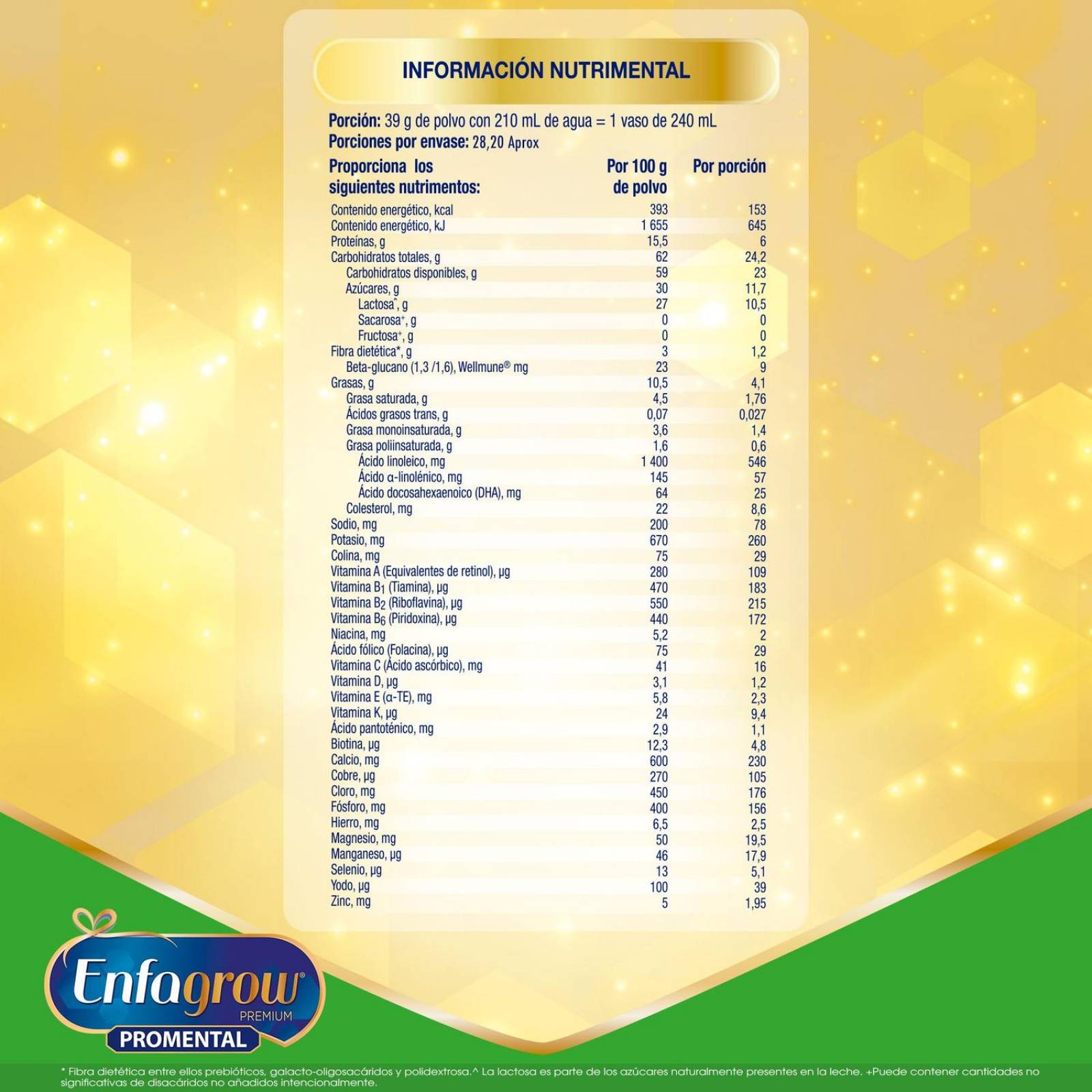 Enfagrow Premium Etapa 4 Polvo 1100 g Caja Con 2 Bolsas Con 550 g - Sabor Vainilla 