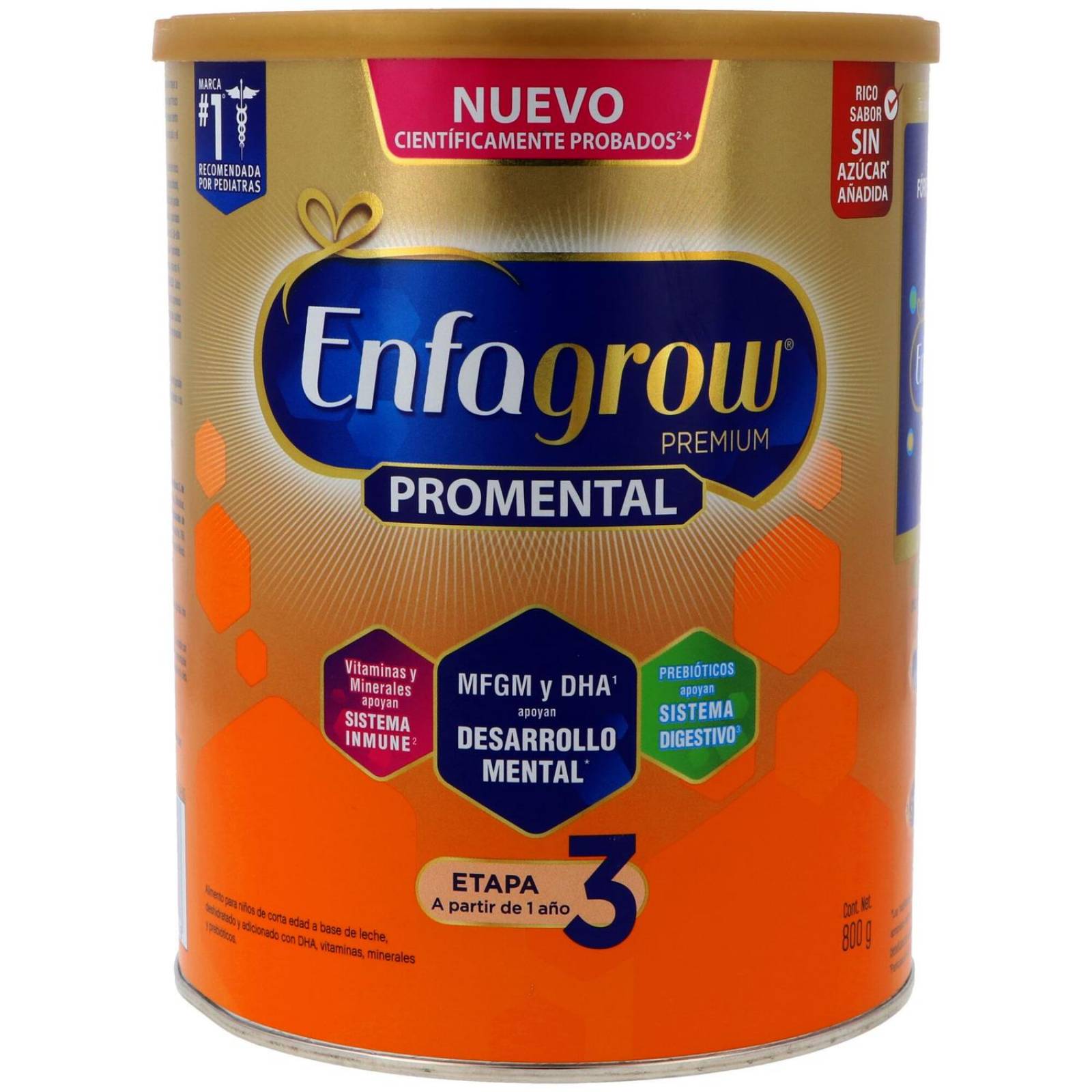 Enfagrow Premium Promental Etapa 3 A Partir De 1 Año Lata Con 800 g 