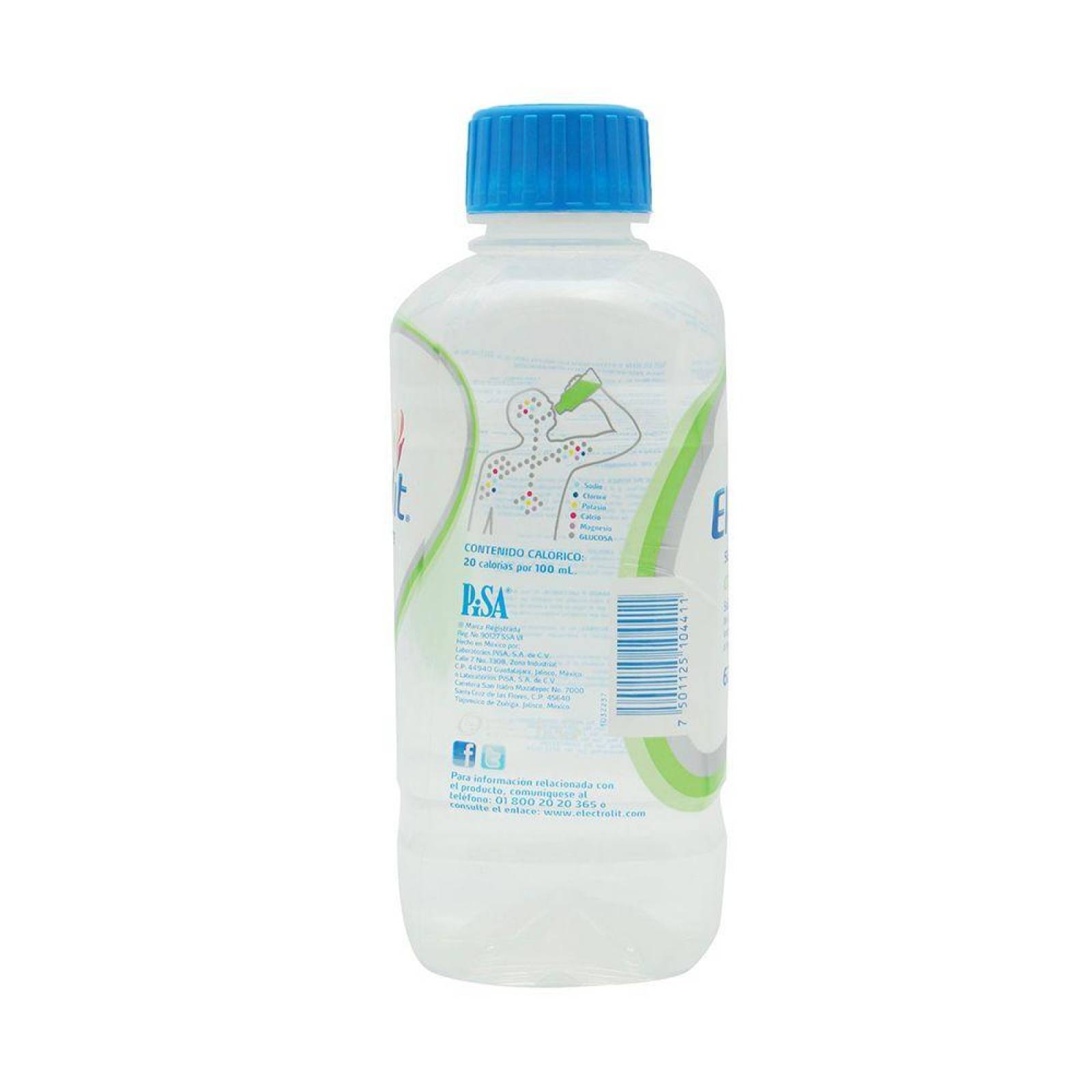 Electrolit Suero Rehidratante Botella Con 625 mL Sabor Coco 