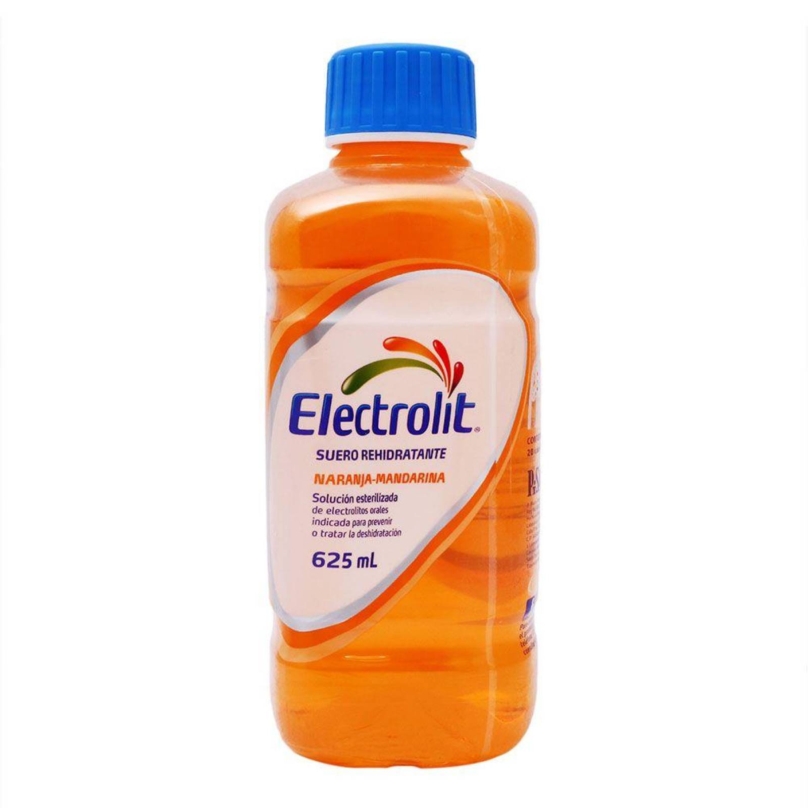 Electrolit Suero Rehidratante Botella Con 625mL Sabor Naranja- Mandarina 