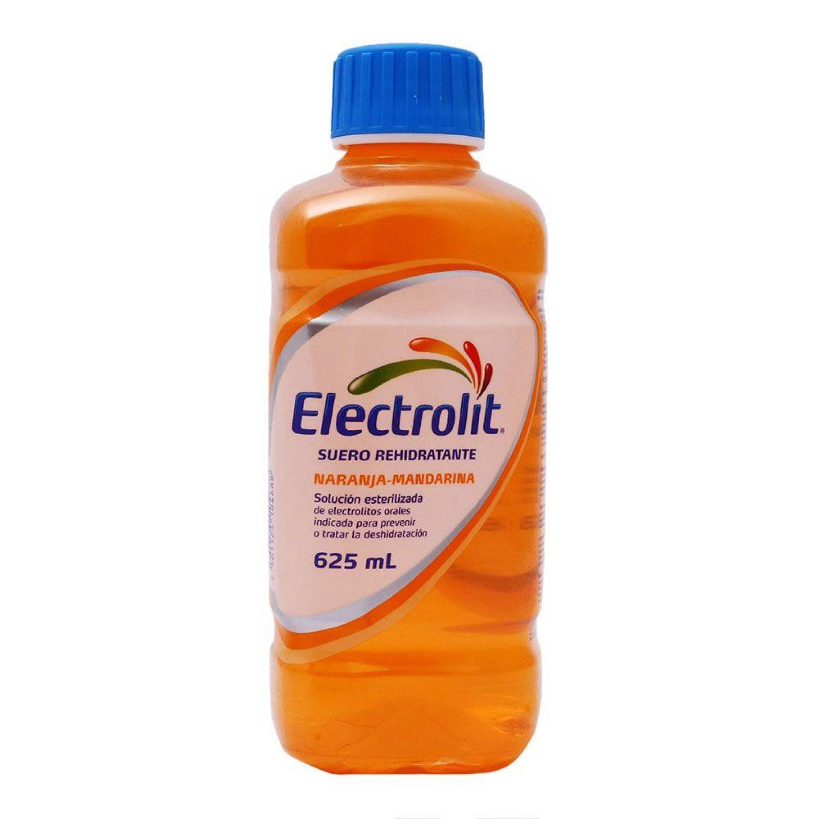 Electrolit Suero Rehidratante Botella Con 625mL Sabor Naranja- Mandarina 