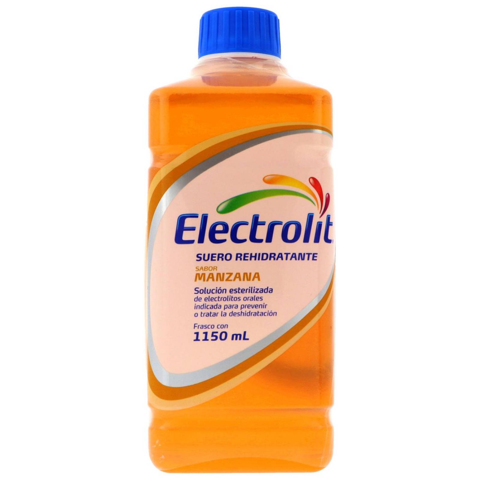 Electrolit Suero Rehidratante Botella Con 1150mL Sabor Manzana 