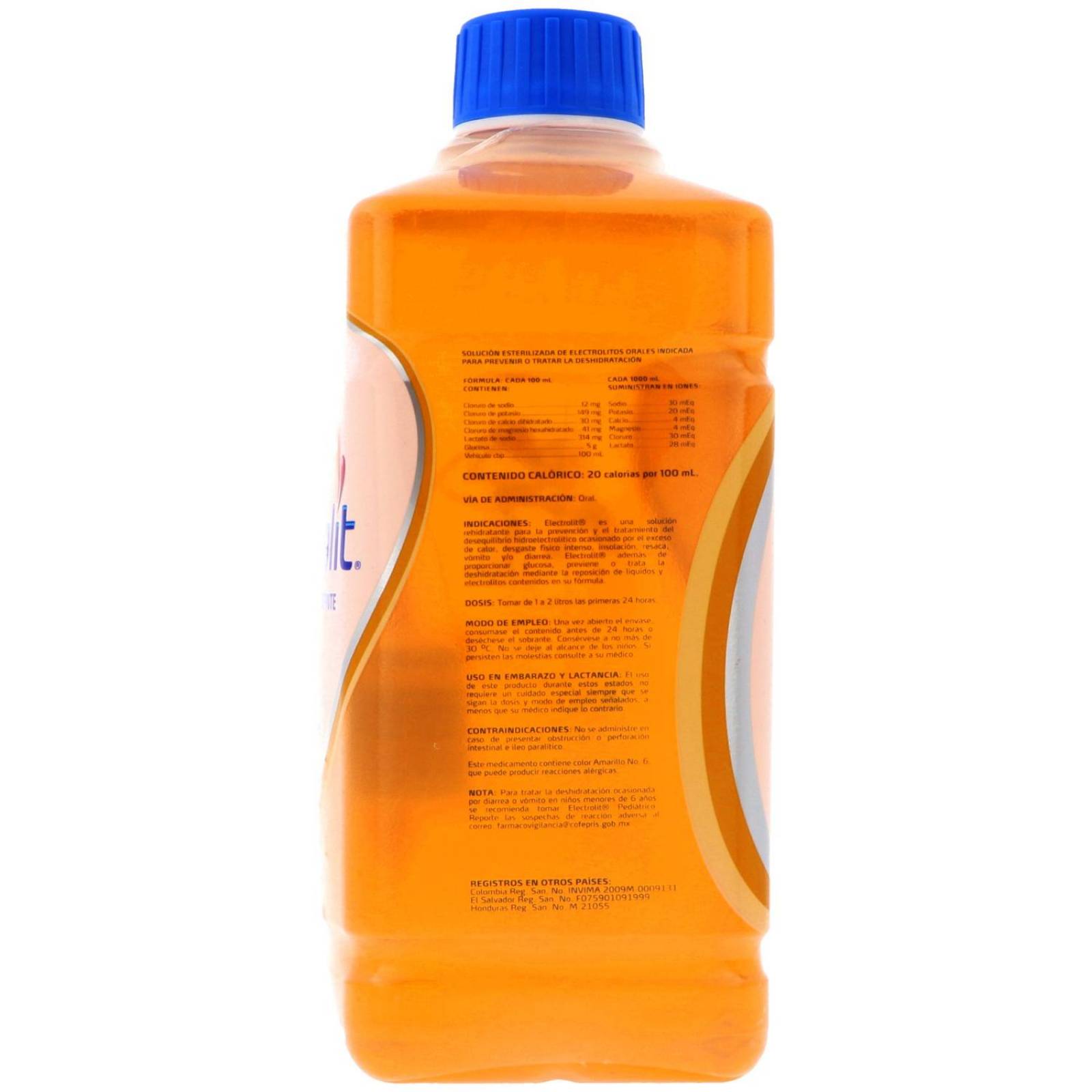 Electrolit Suero Rehidratante Botella Con 1150mL Sabor Manzana 