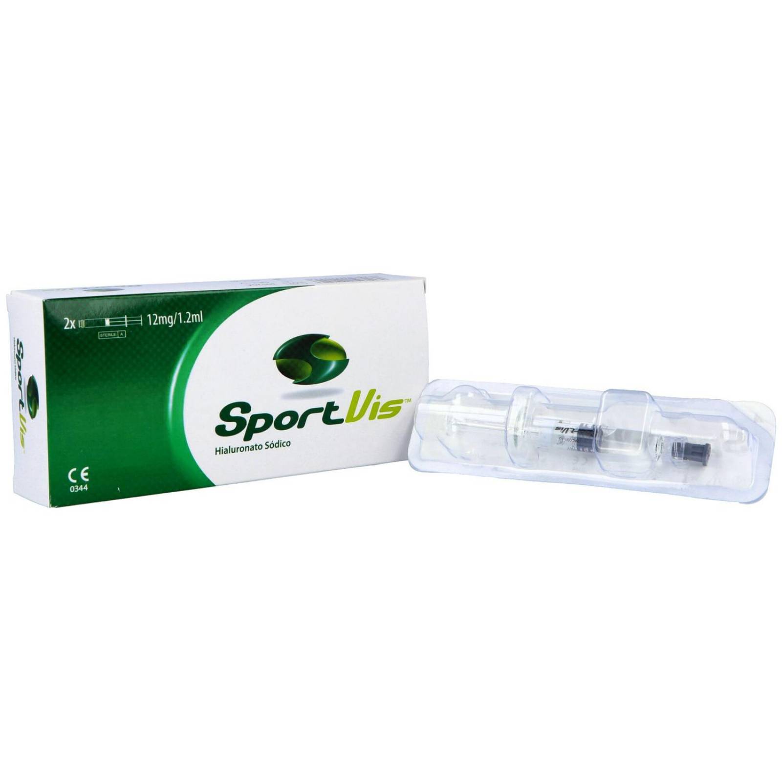 Sportvis 12 mg/1.2 ml Caja Con Dos Jeringas Prellenadas 