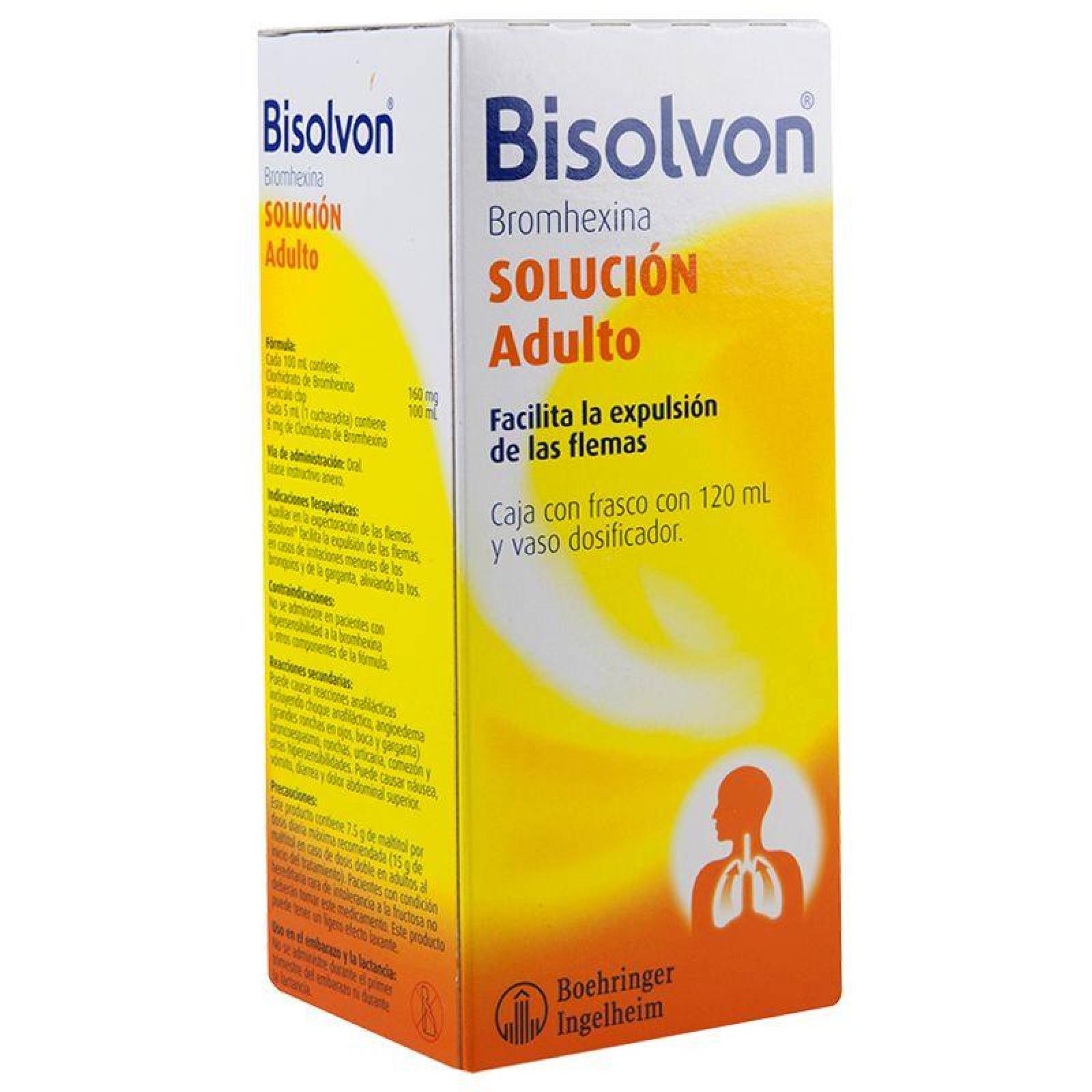 Bisolvon Solución Adulto Caja Con Frasco Con 120mL Gotas