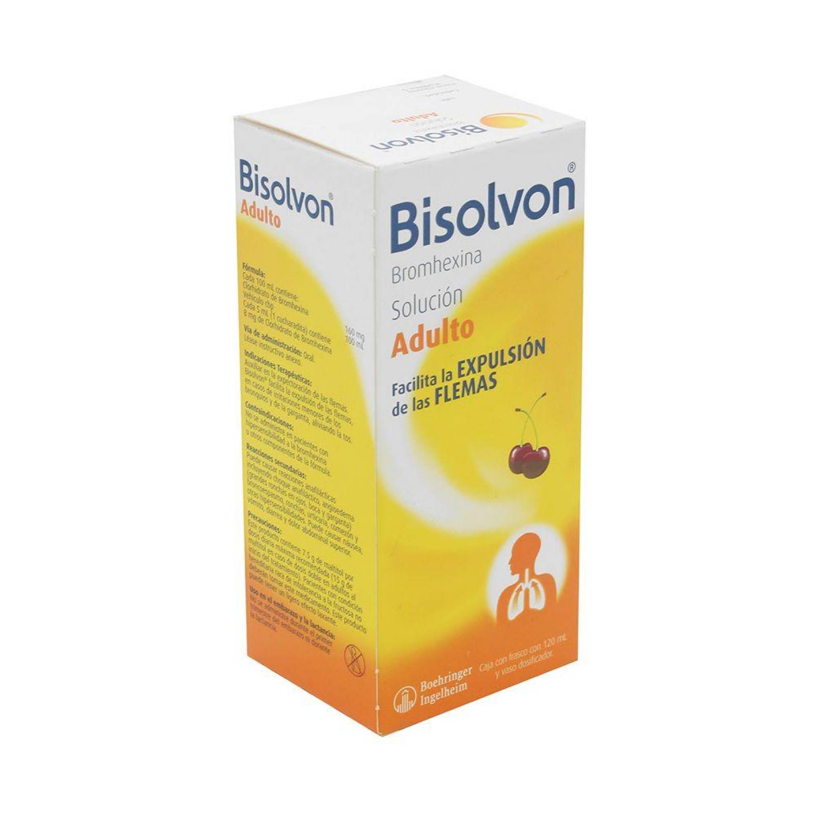 Bisolvon Solución Adulto Caja con Frasco con 120mL Gotas 