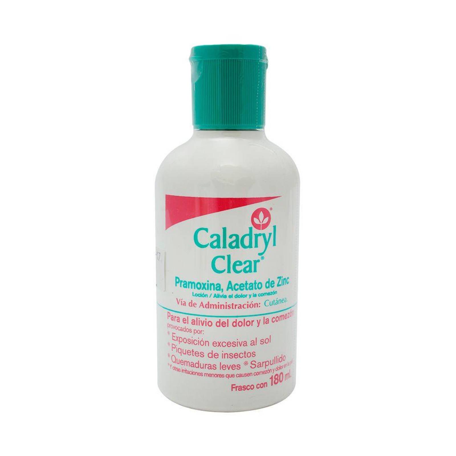 Caladryl Clear Loción En Crema Frasco Con 180 mL 