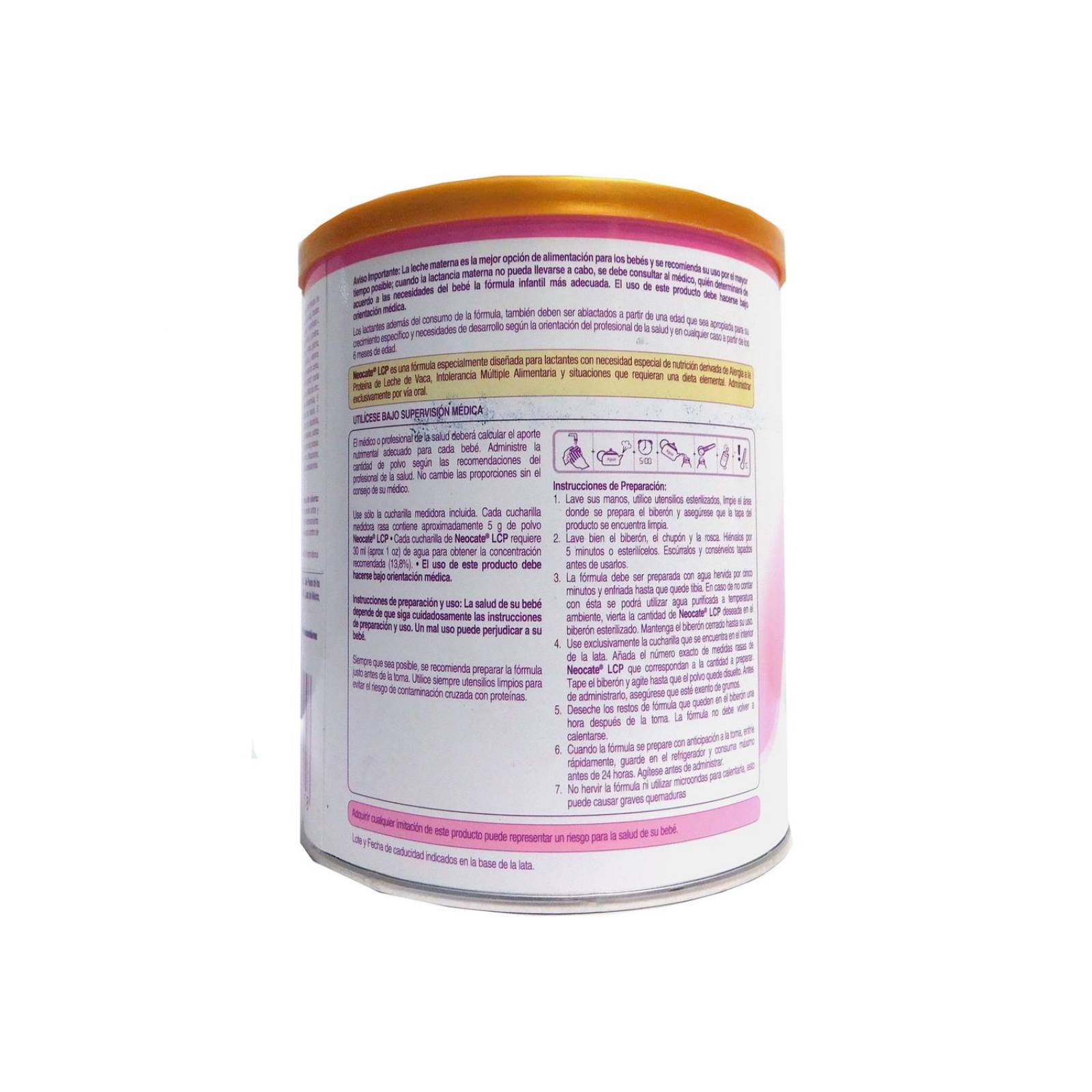 Neocate Lcp 0-12 Meses Lata Con 400 G 