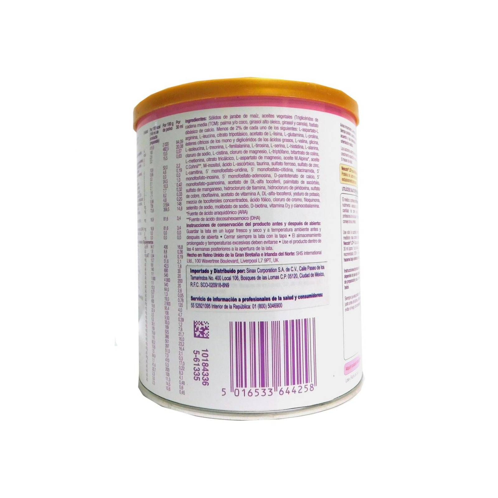 Neocate Lcp 0-12 Meses Lata Con 400 G 