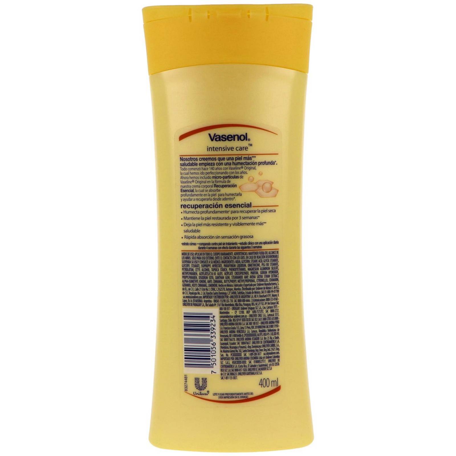 VASENOL CREMA CORPORAL FRASCO CON 400 ML 