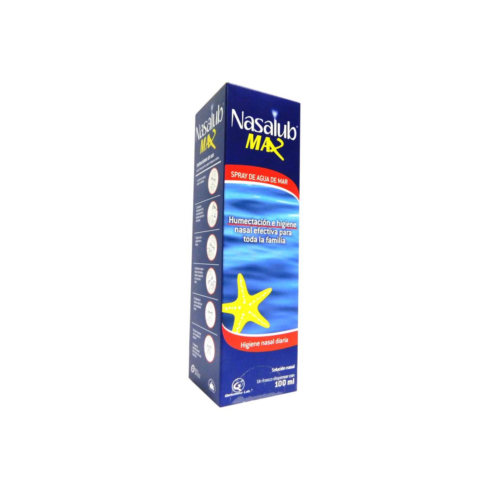 Nasalub Max Spray 0.9% Caja Con Frasco Con 100 mL 