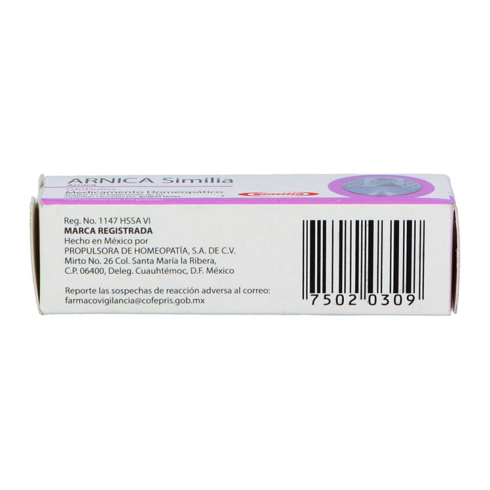 Arnica Similia Caja Con Tubo Con 175 Glóbulos 
