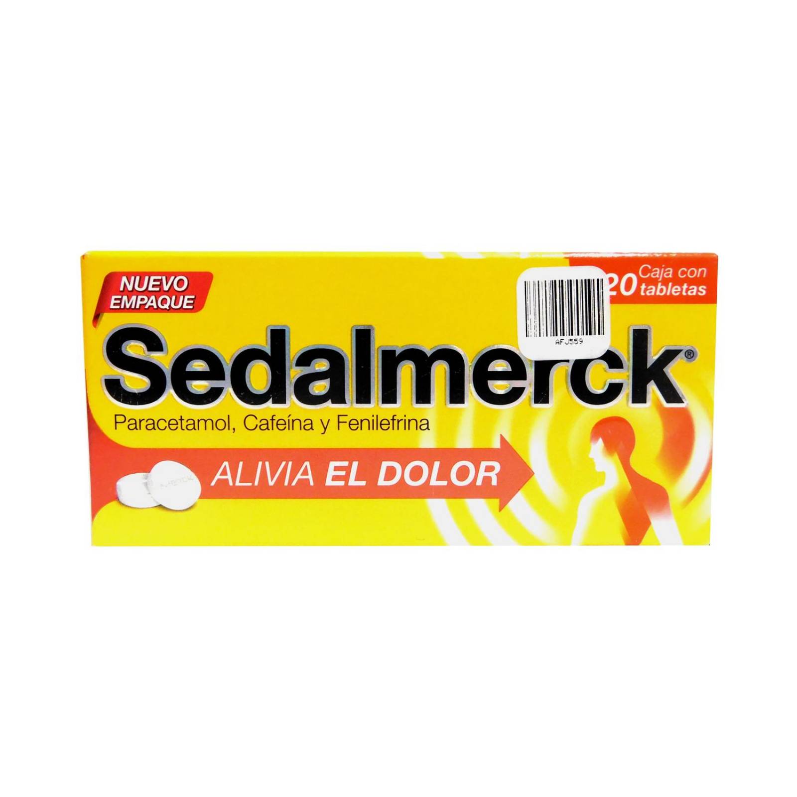 Sedalmerck 500mg/ 50mg/ 5mg Caja Con 20 Tabletas 