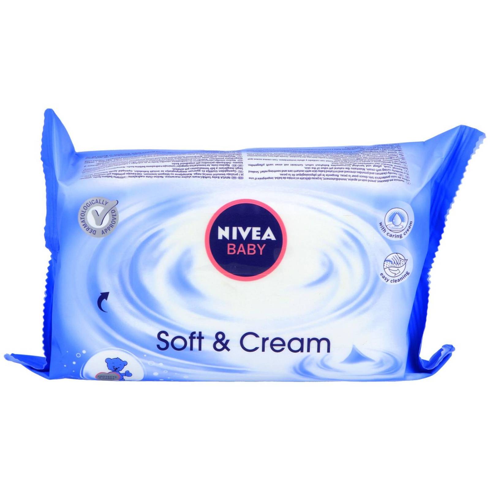 Toallitas Húmedas Nivea Baby Soft & Cream Empaque Con 63 Piezas 