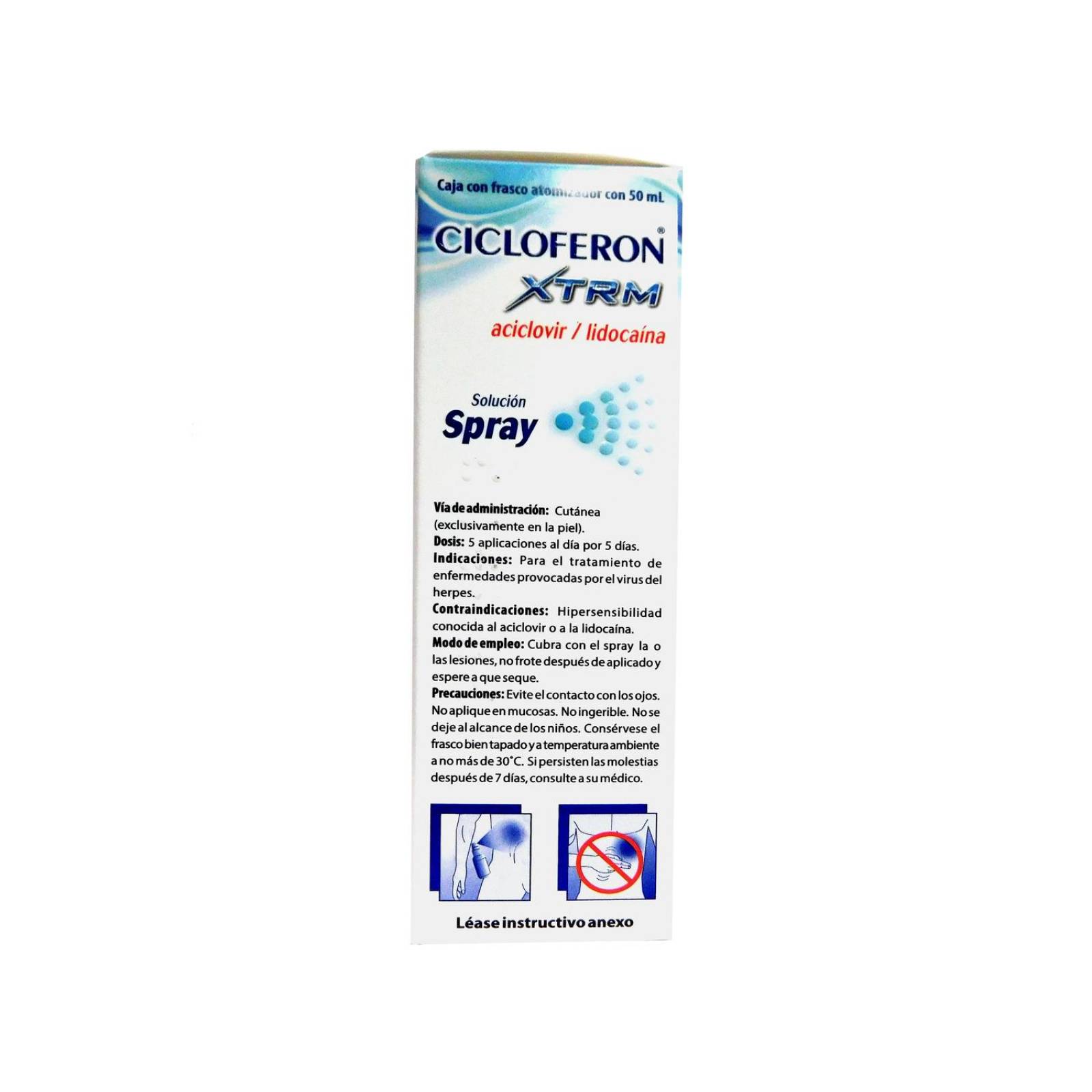 Cicloferon XTRM Caja Con Frasco Atomizador Con 50mL 