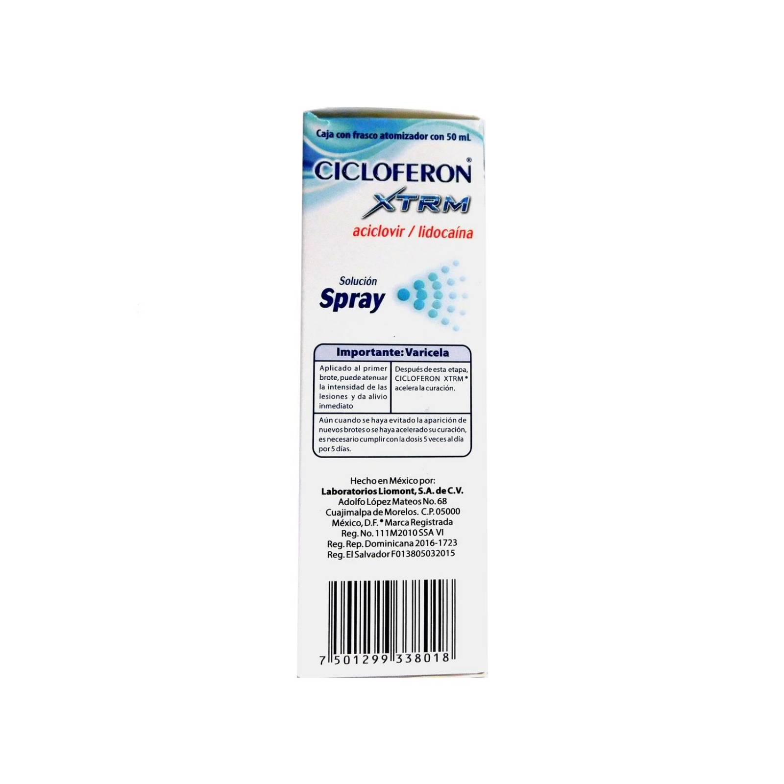 Cicloferon XTRM Caja Con Frasco Atomizador Con 50mL 
