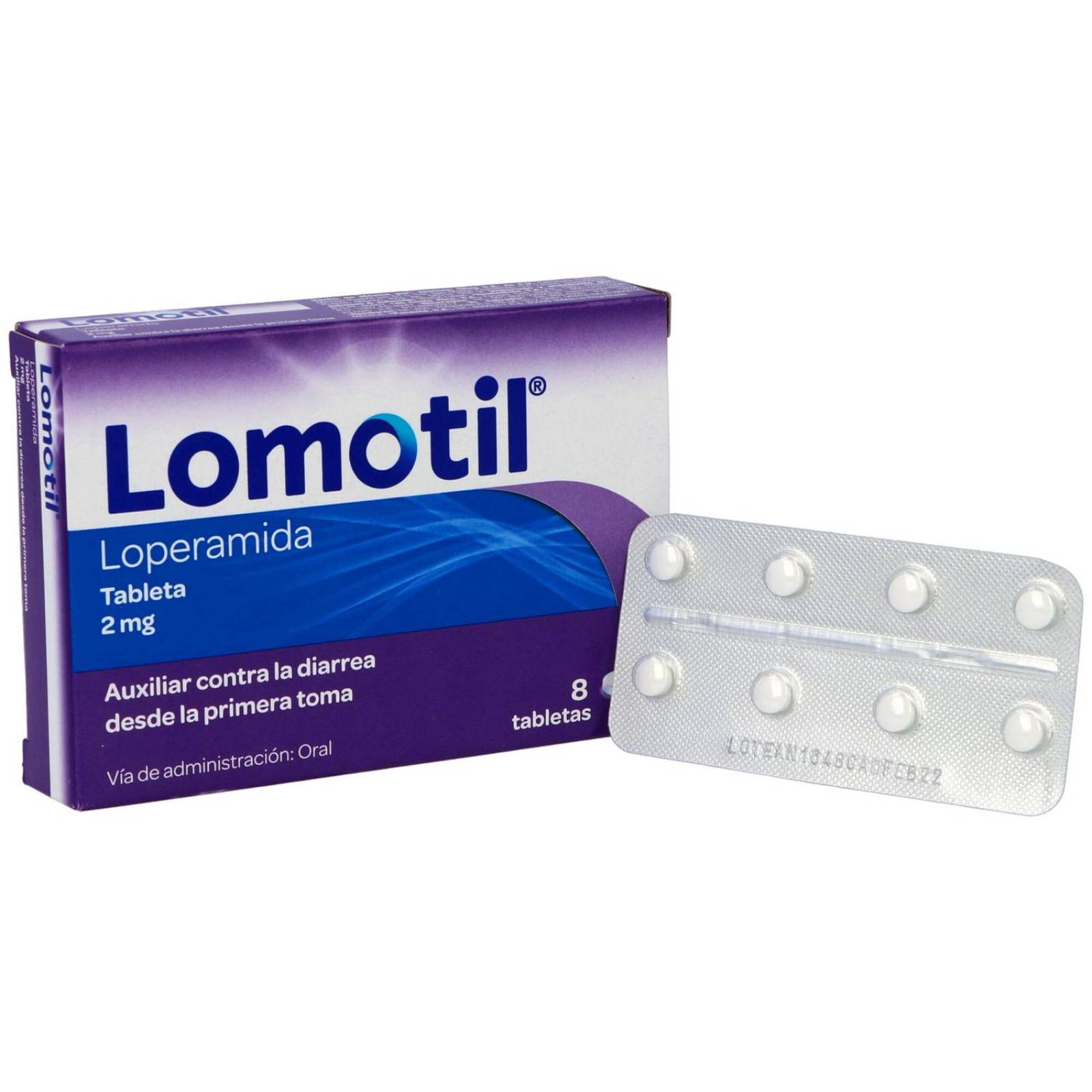 Lomotil 2mg Caja Con 8 Tabletas 