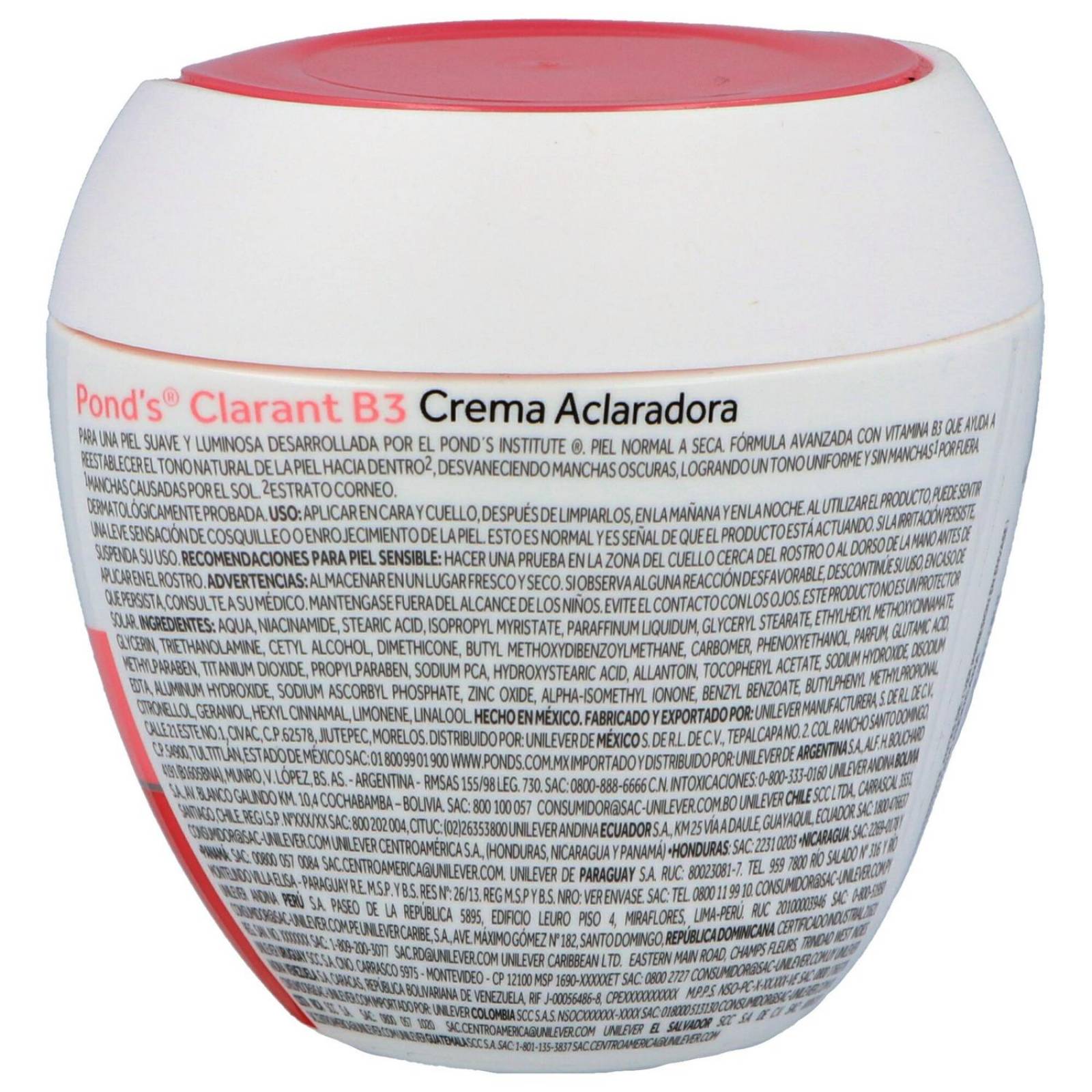 Pond's Clarant B3 Con Filtro UV Tarro 200 g 
