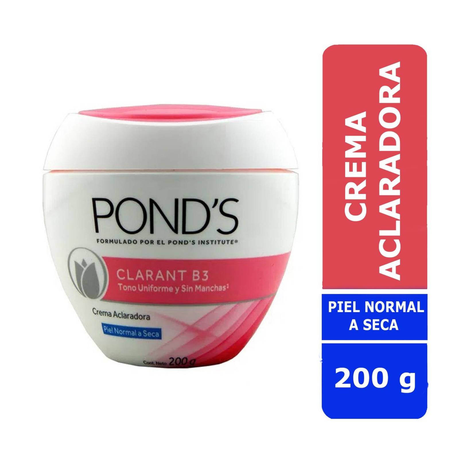 Pond's Clarant B3 Con Filtro UV Tarro 200 g 