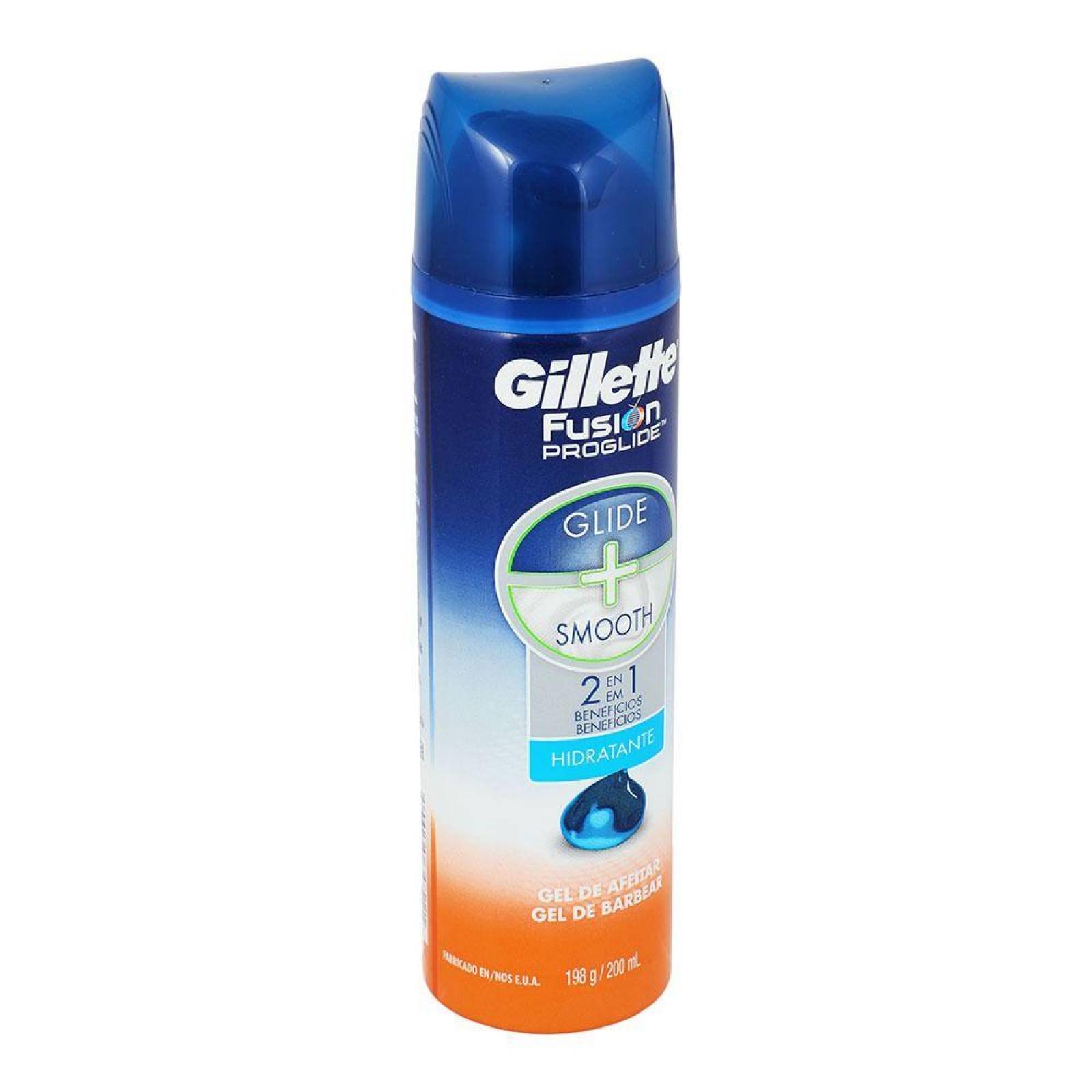 Gillette Fusion Proglide Gel Para Afeitar Spray De 200 mL 
