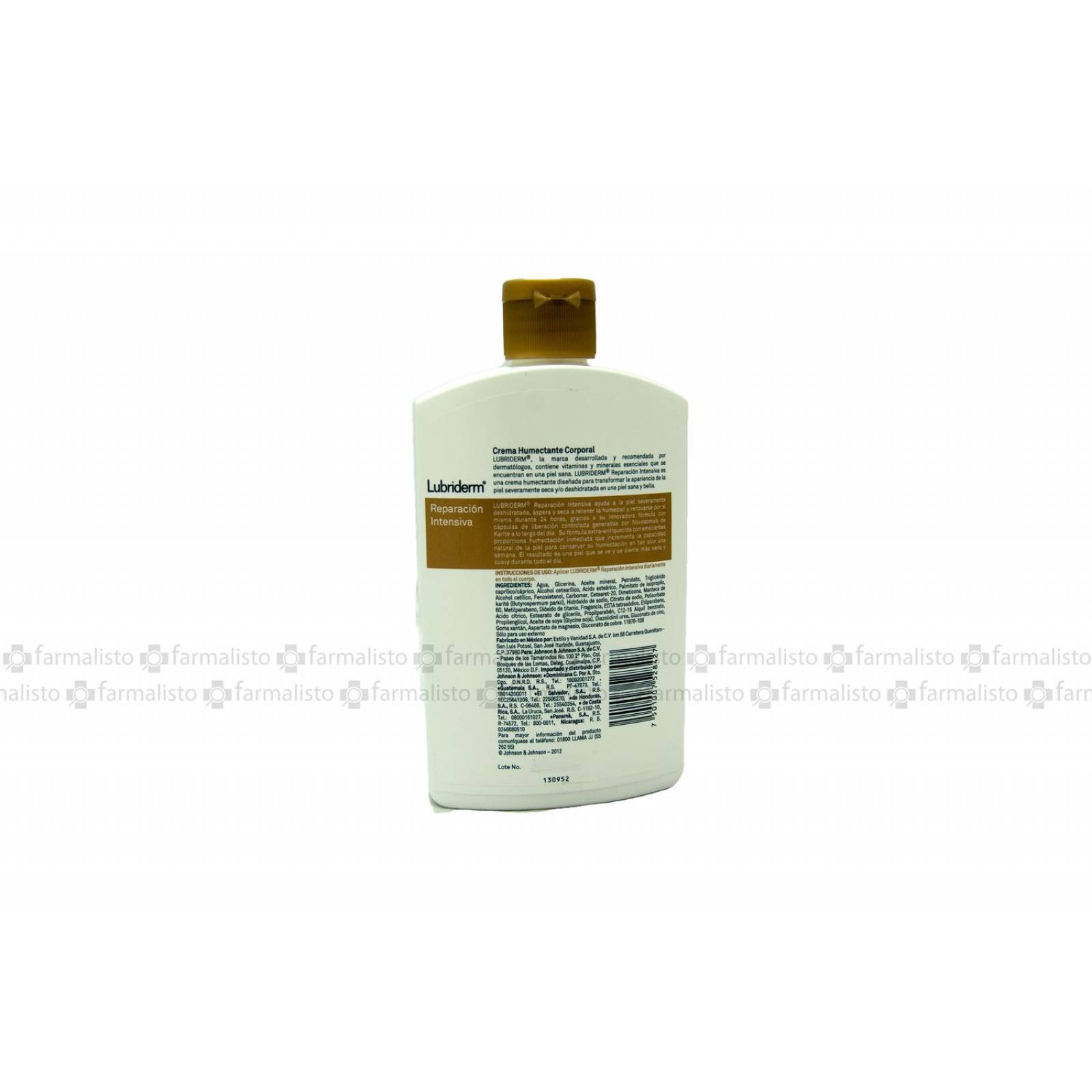 Crema Lubriderm Reparación Intensiva Frasco Con 400 Ml 