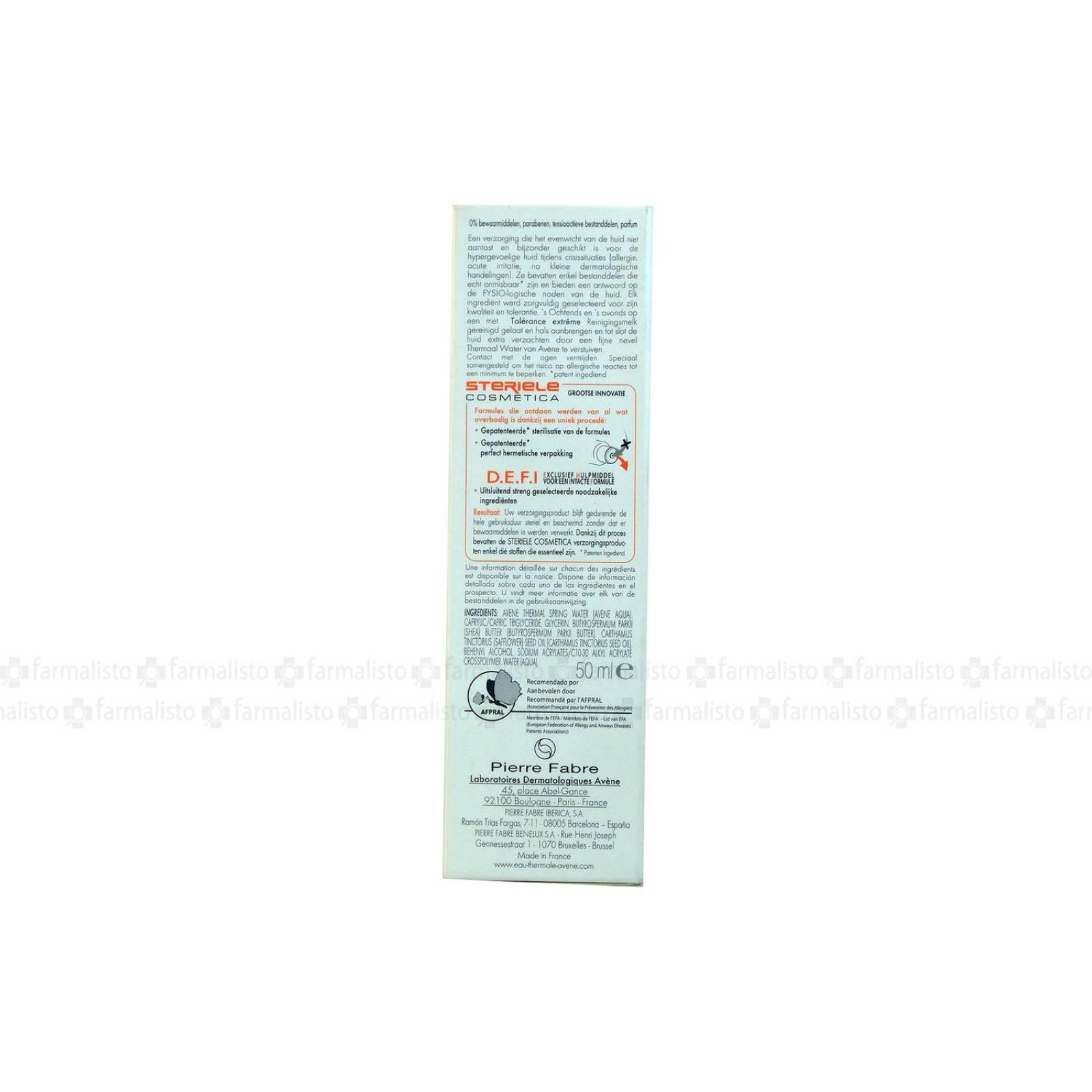 Avene Tolerancia Extrema Crema Tubo con 50 mL 