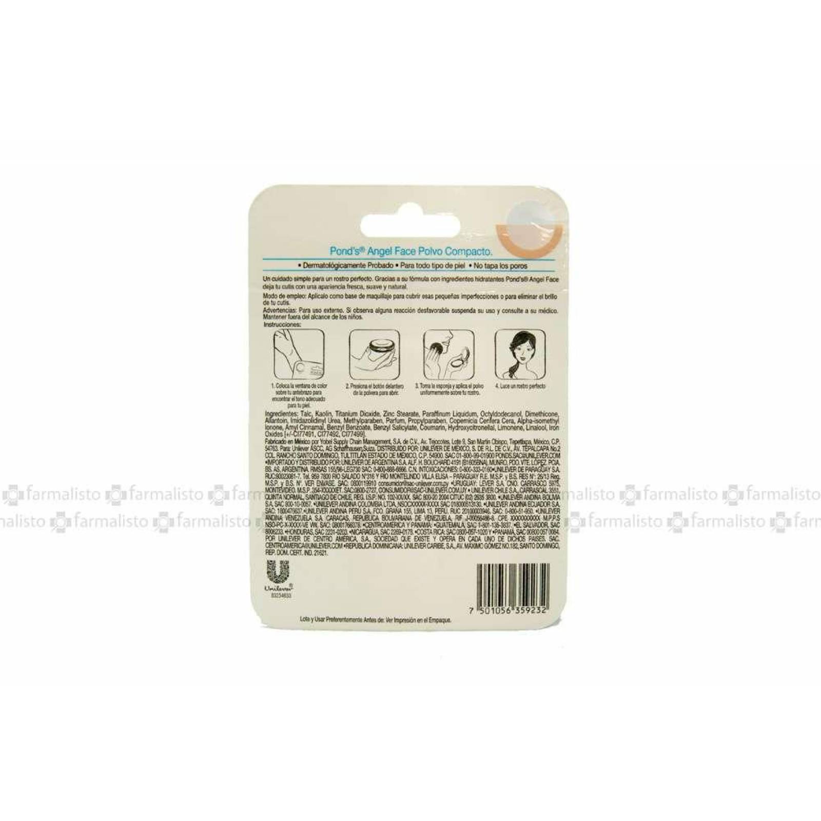 POND´S ANGEL FACE POLVO COMPACTO CANELA CON ESTUCHE CON 12G 